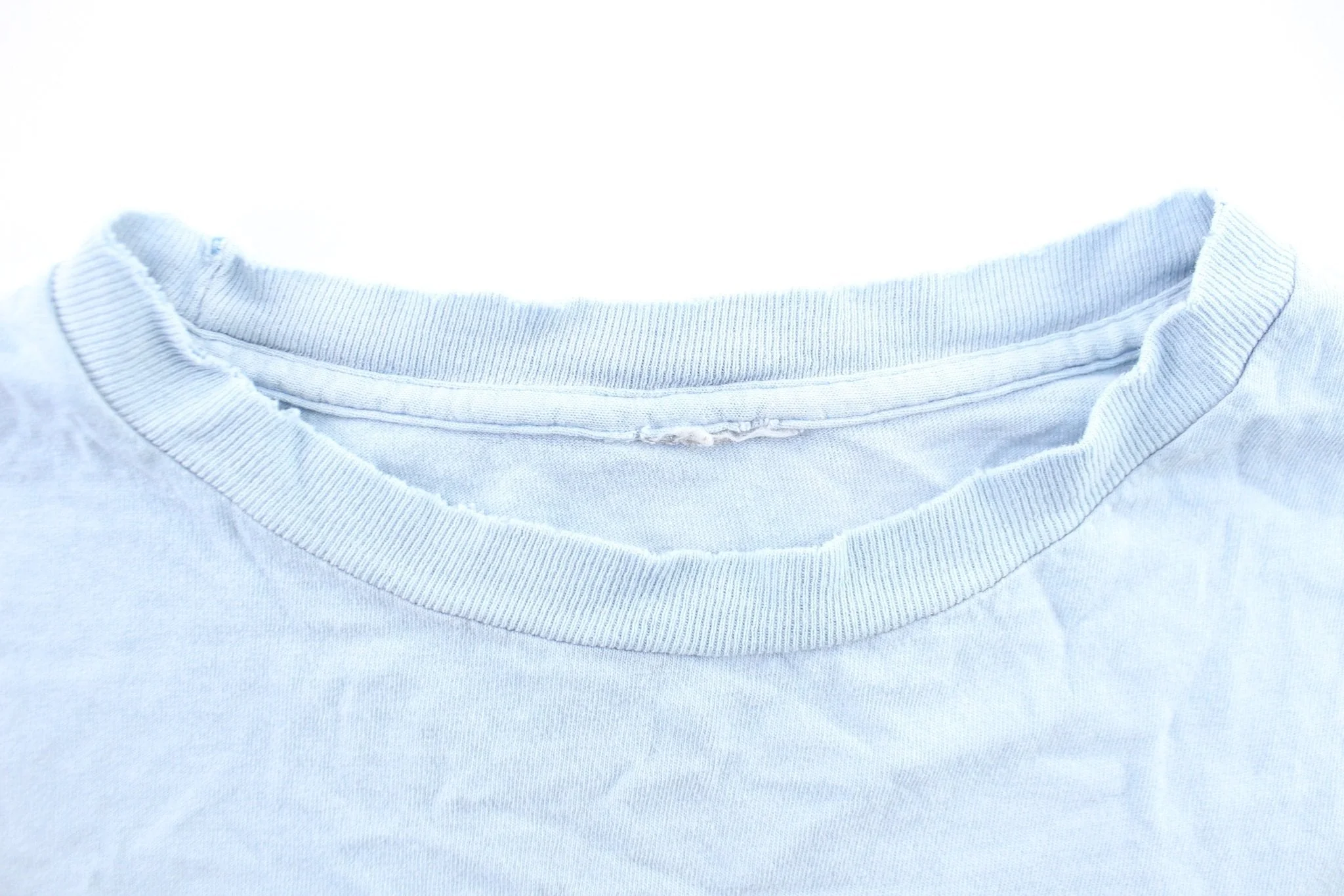 Vintage Adidas Logo Light Blue Tank Top - Image 4