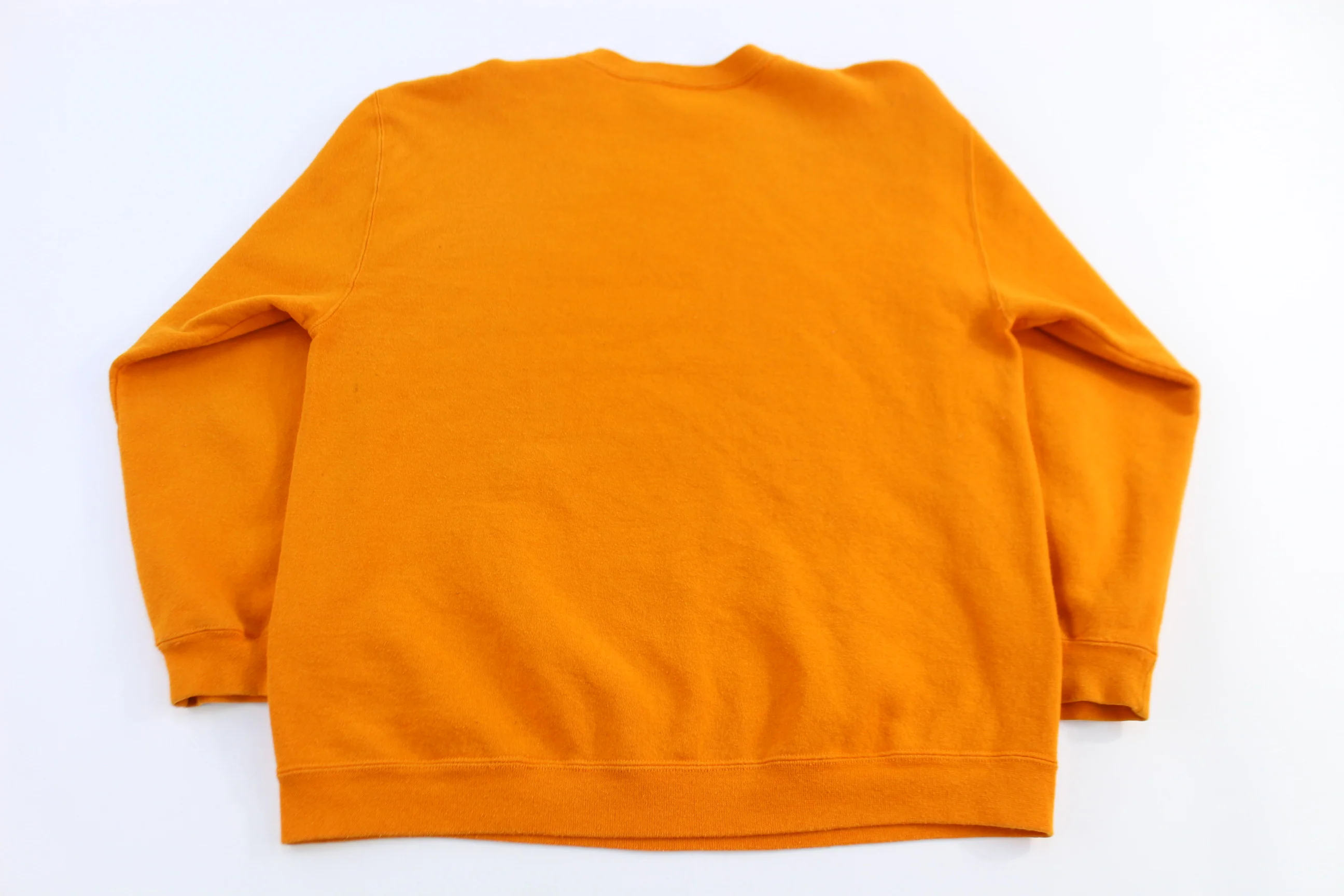 Vintage Adidas Orange Blank Sweatshirt - Image 2
