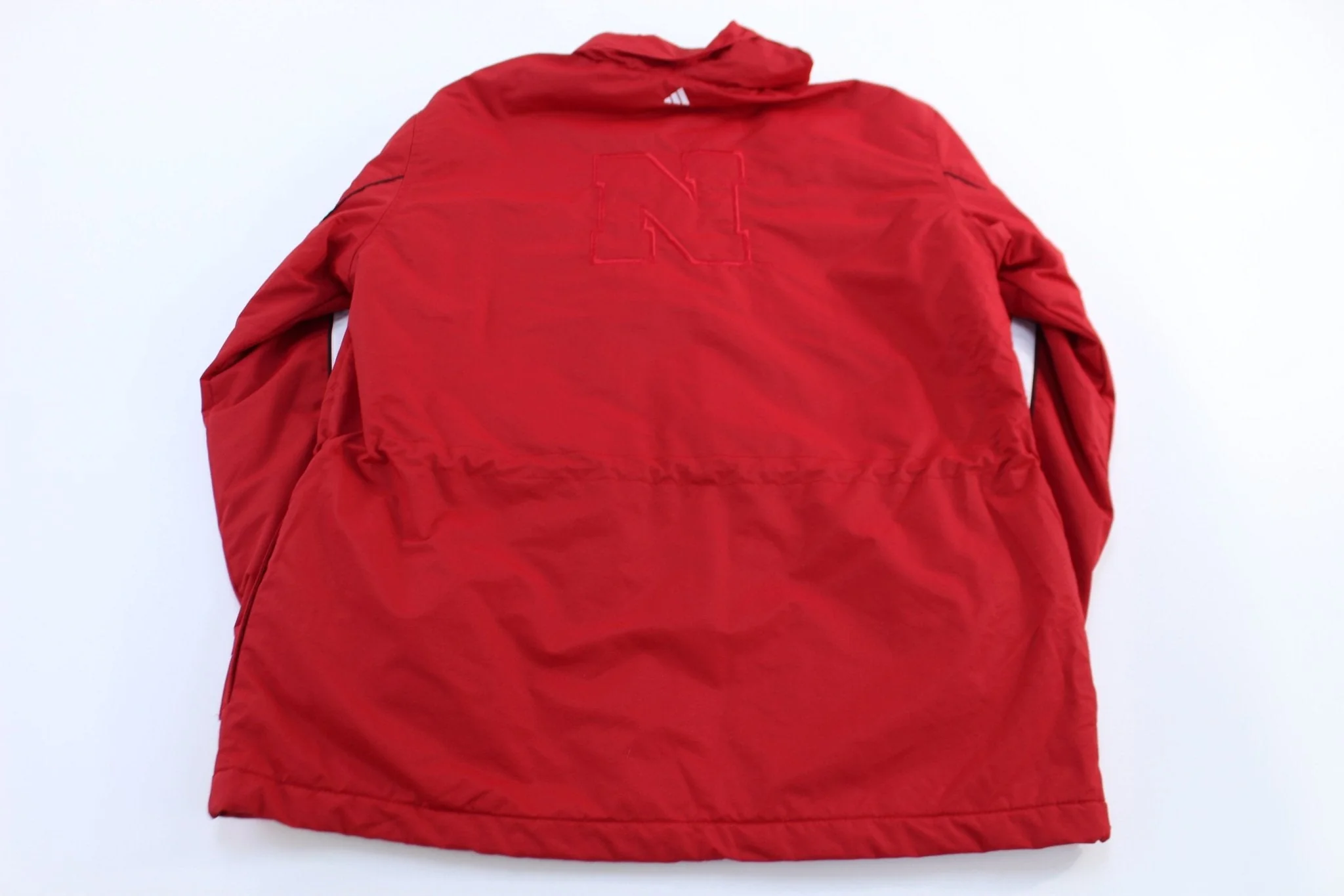 Vintage Adidas University of Nebraska Full Zip Parka Jacket - Image 2