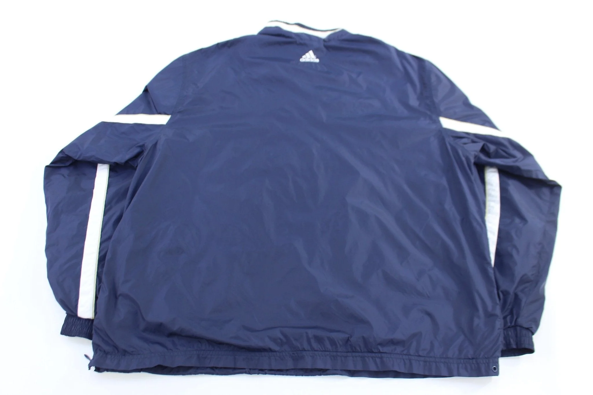 Vintage Adidas University of Notre Dame Quarter Zip Windbreaker - Image 2