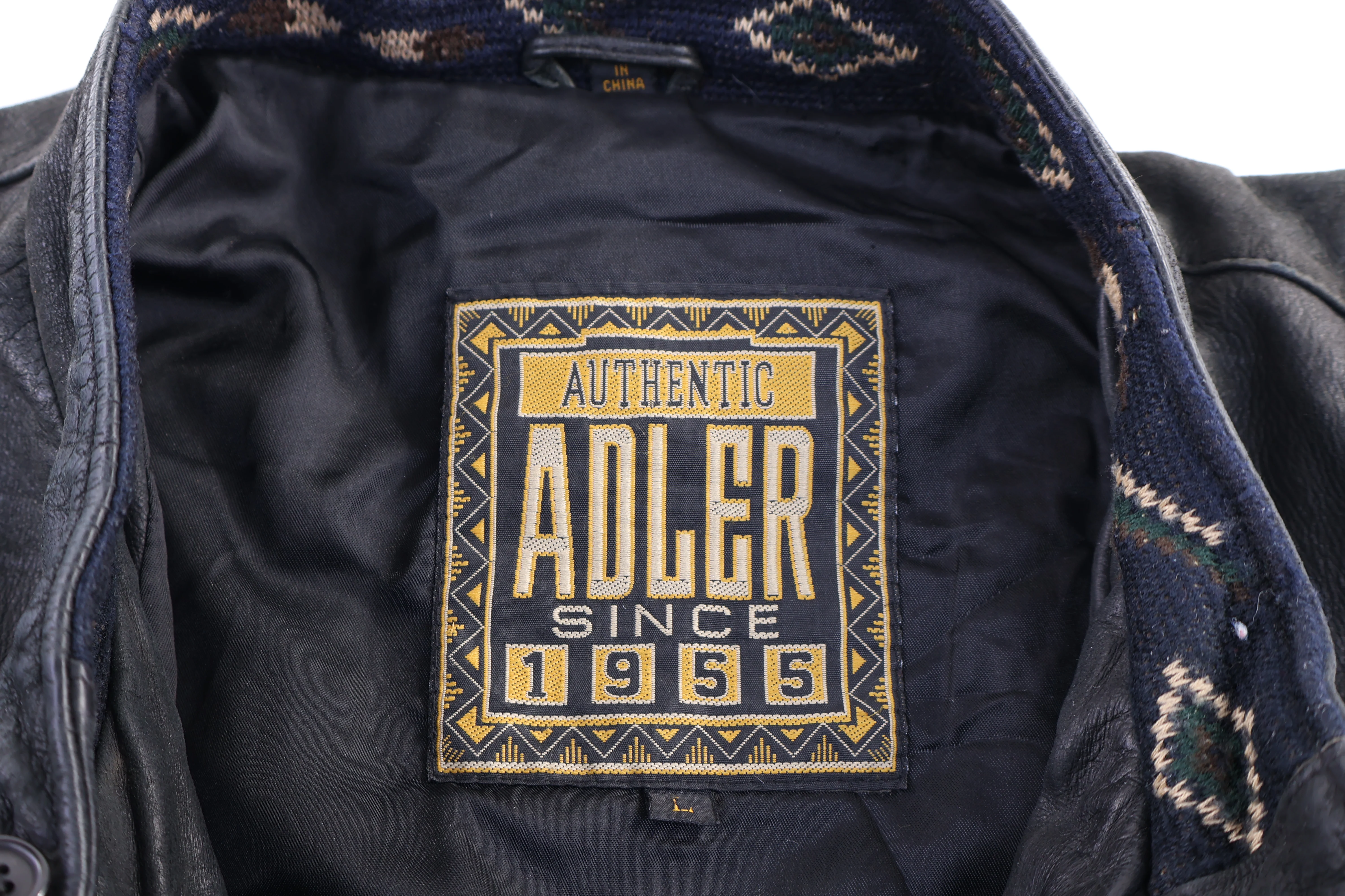 Vintage Adler Aztec Pattern Full Zip Jacket - Image 4