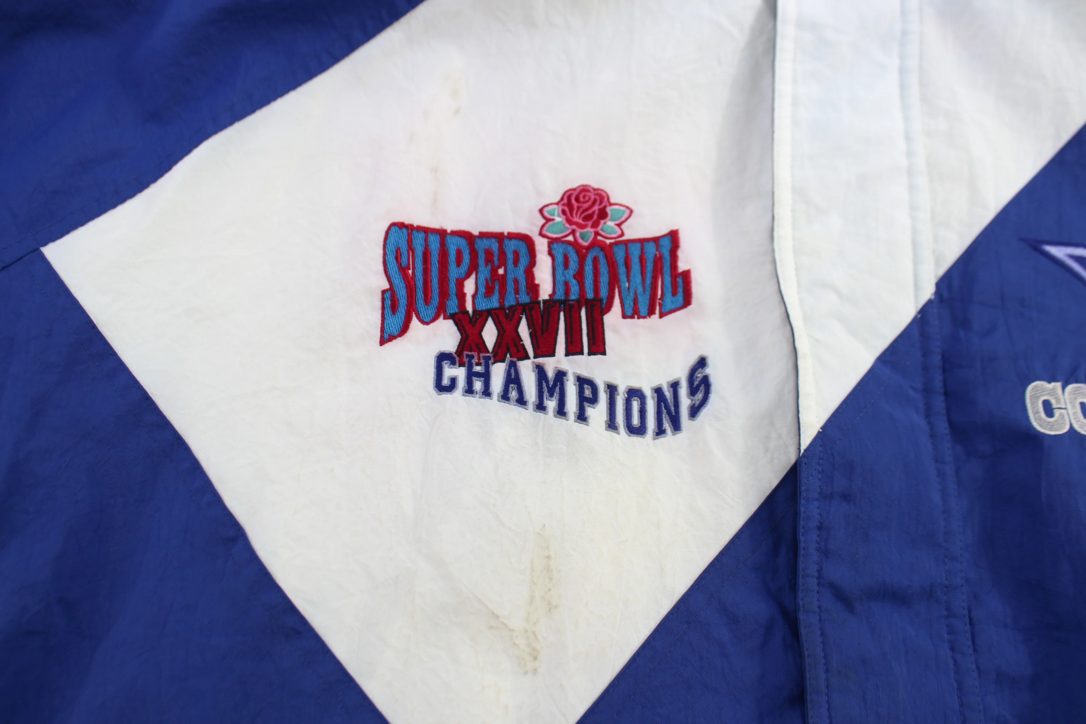 Vintage Apex One Dallas Cowboys Football Full Zip Jacket - Image 3