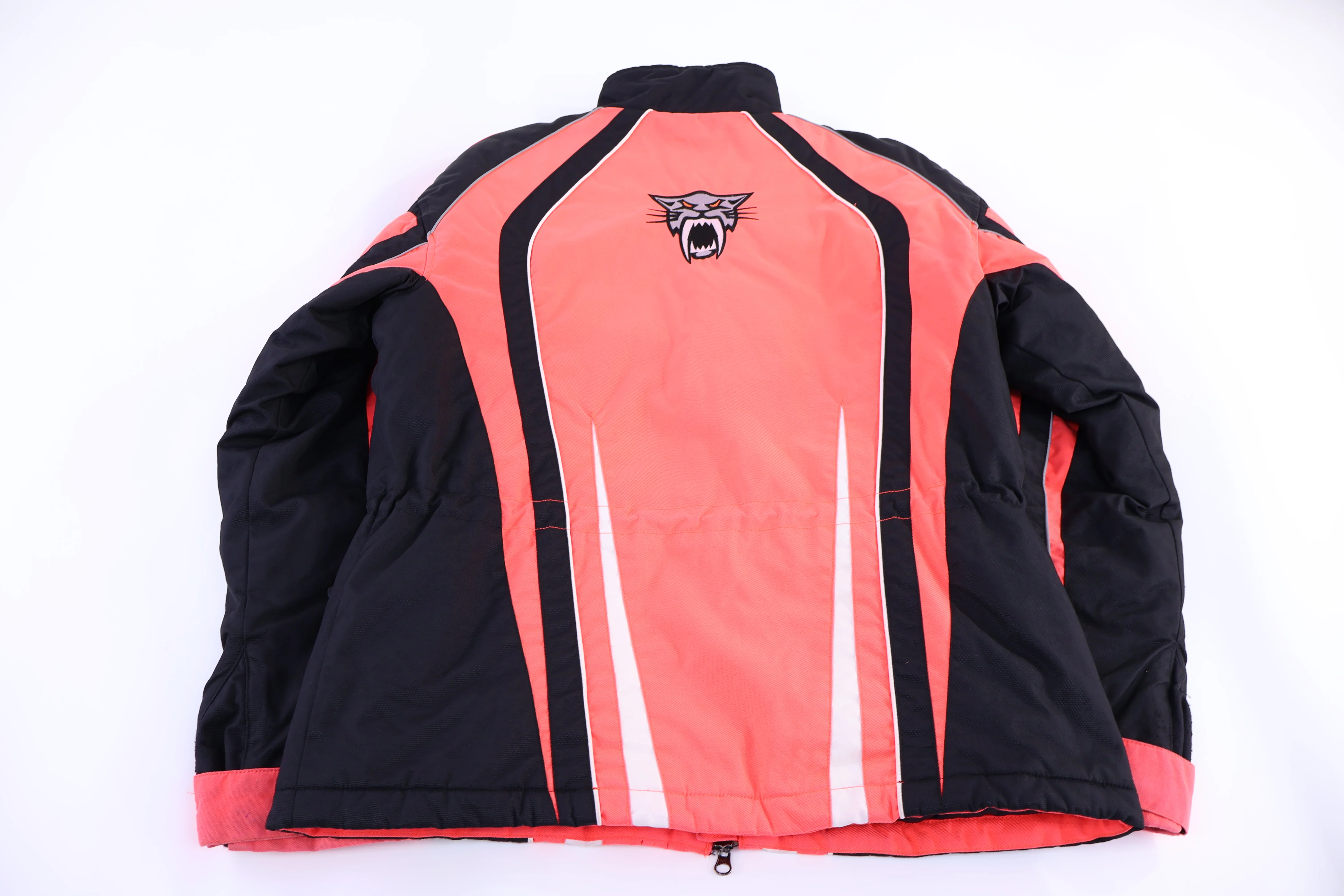 Vintage Artic Cat Orange & Black Full Zip Jacket - Image 2