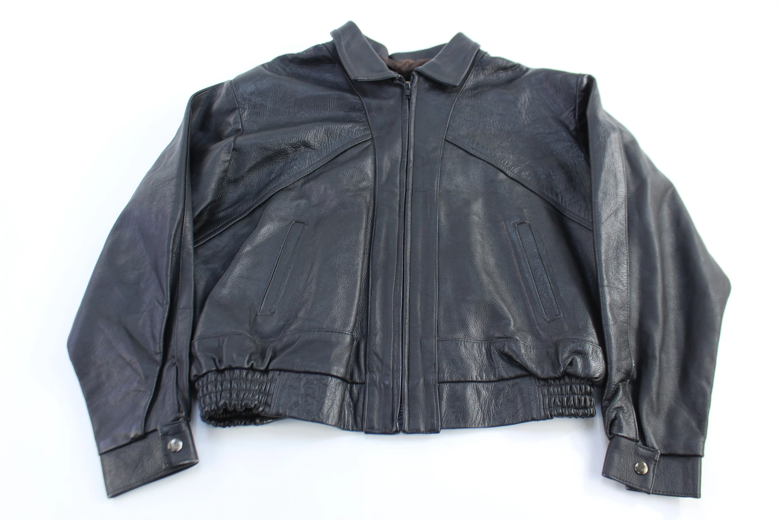 Vintage Attica de California Black Leather Jacket