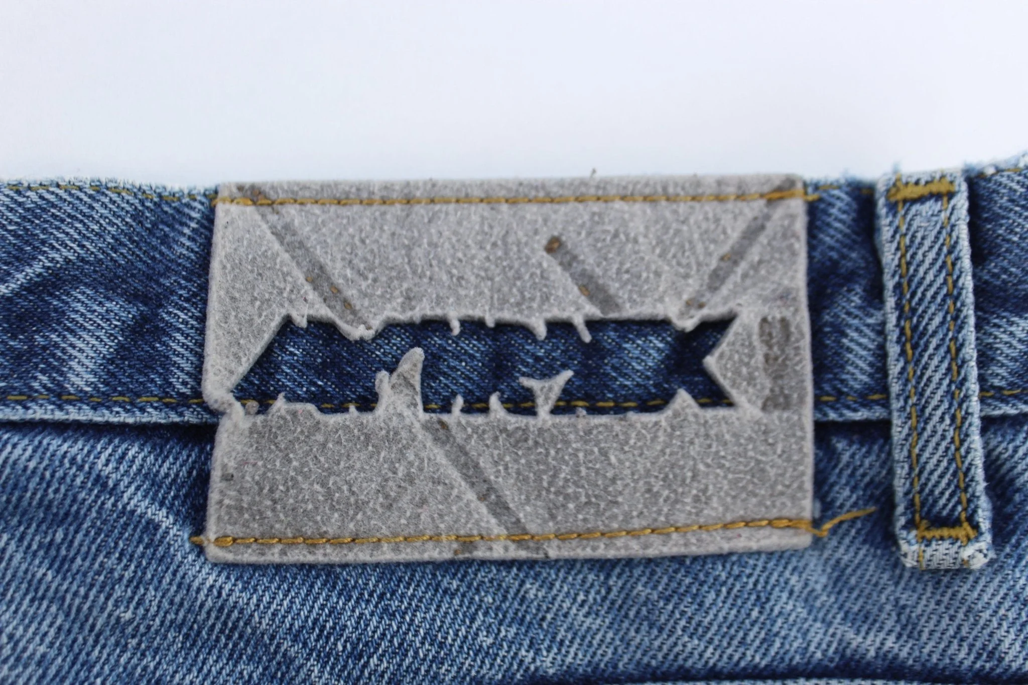 Vintage Avirex Dark Wash Denim Carpenter Shorts - Image 3