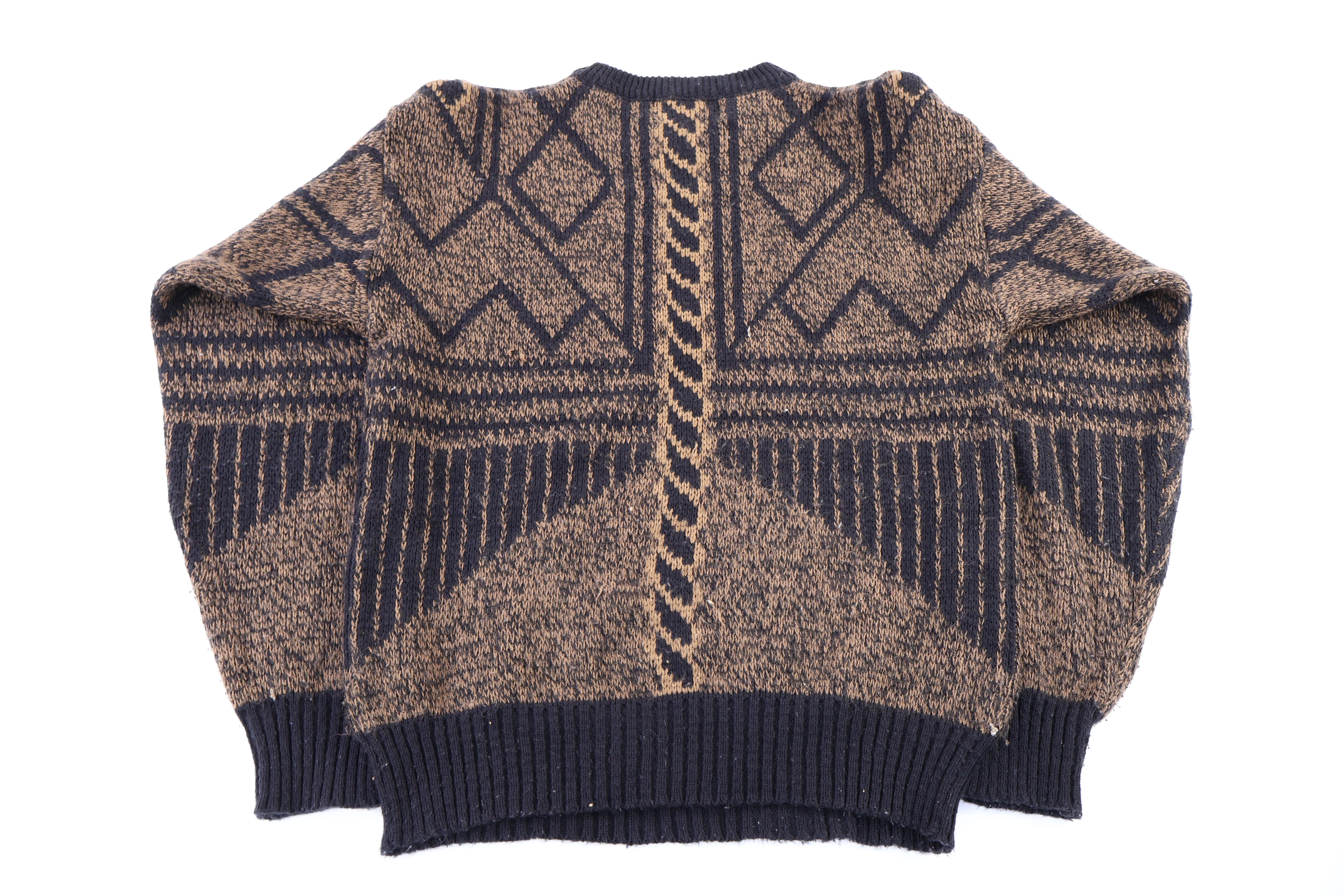 Vintage Barnaby Multipattern Knit Sweater - Image 2