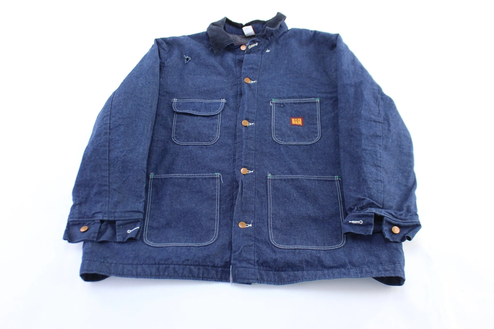 Vintage Big Ben by Wrangler Dark Wash Denim Chore Jacket
