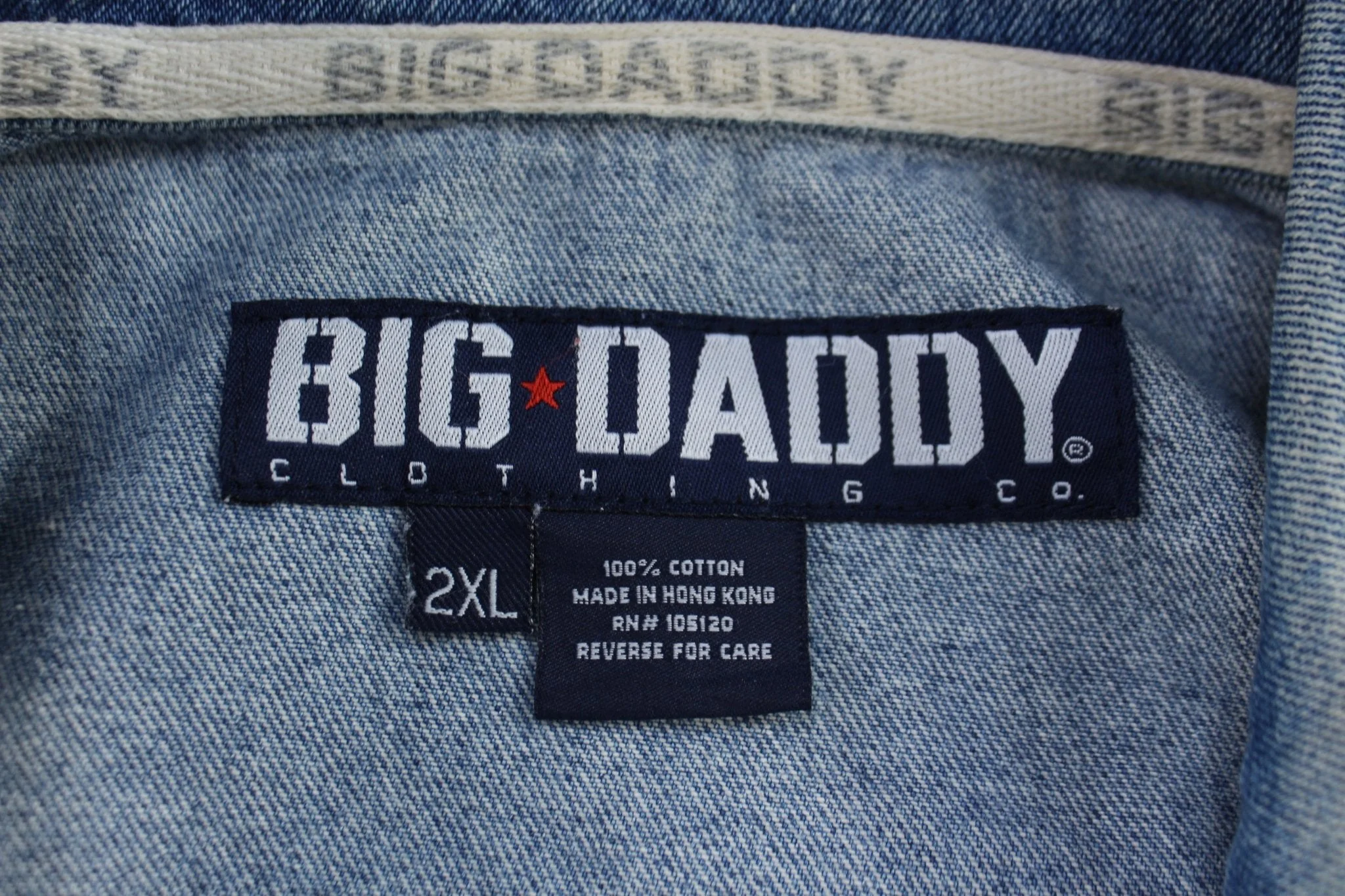 Vintage Big Daddy Button Down Denim Jacket - Image 4