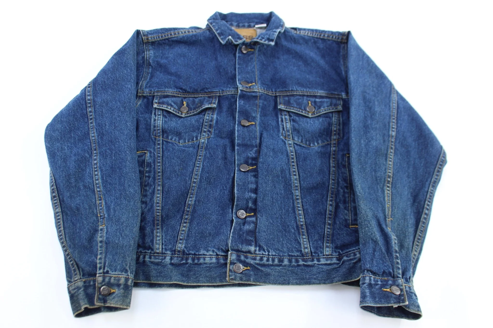 Vintage Boss Dark Wash Denim Jacket