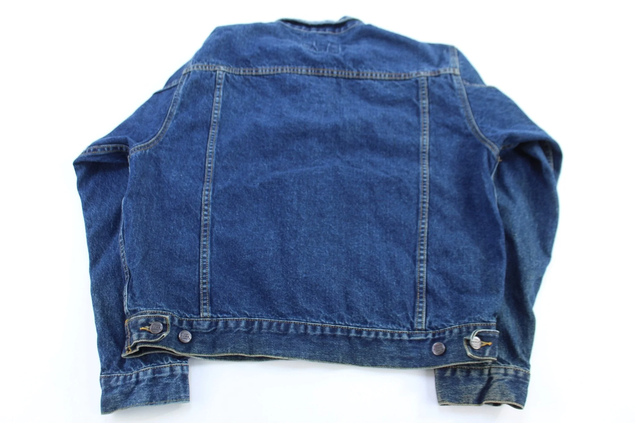 Vintage Boss Dark Wash Denim Jacket - Image 2