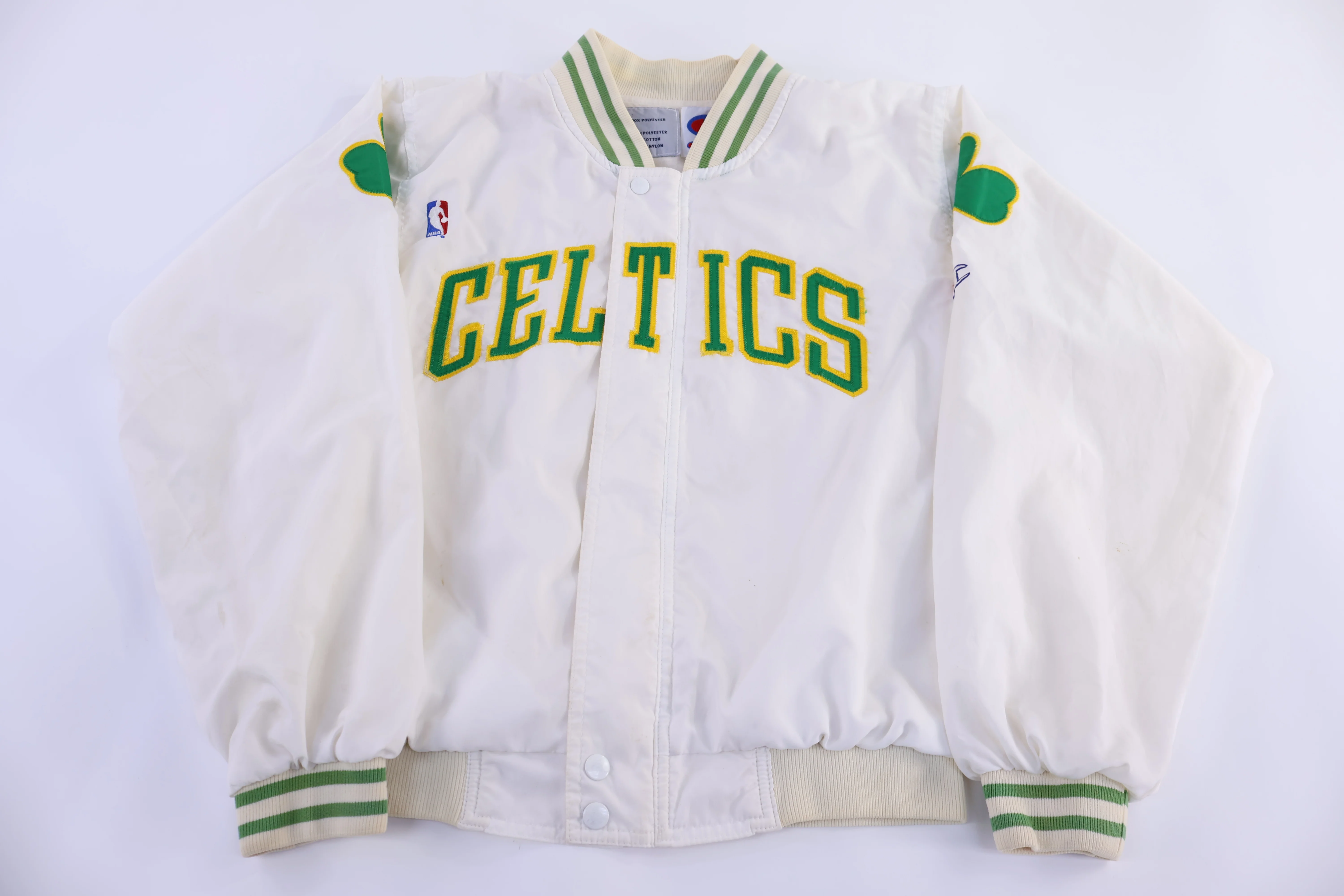 Vintage Boston Celtics Basketball Bomber Jacket