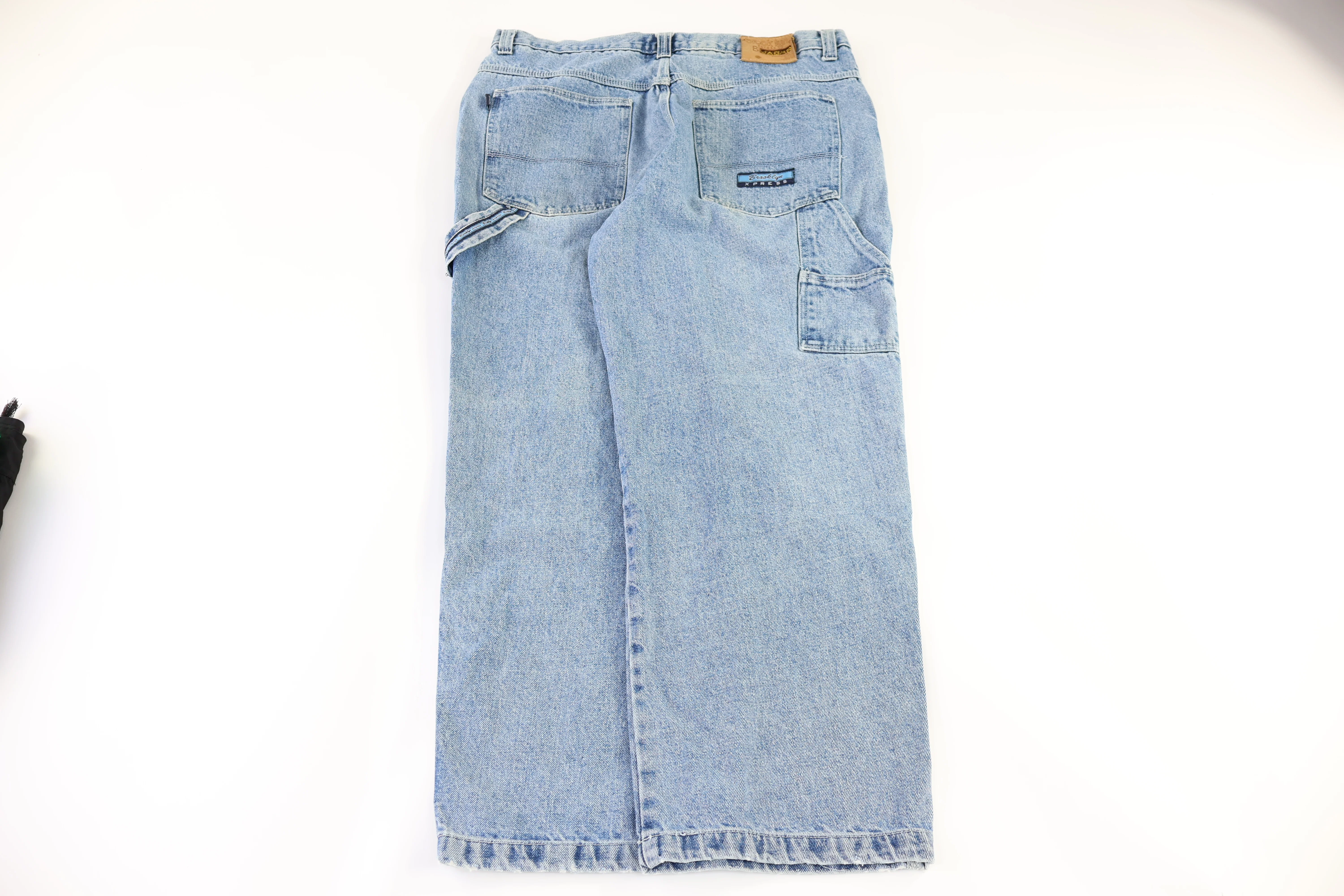 Vintage Brooklyn Xpress Light Wash Denim Jeans - Image 2
