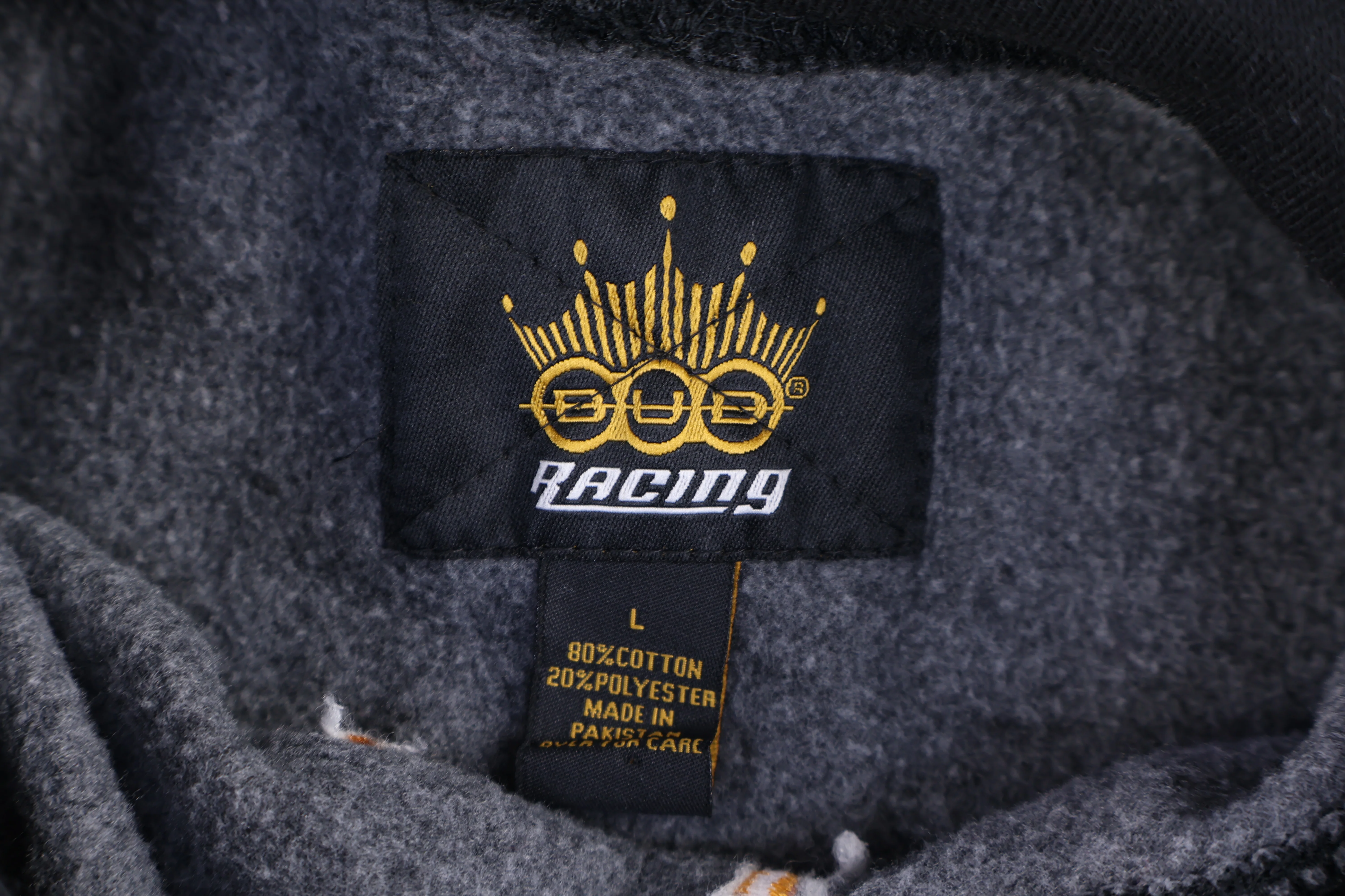 Vintage Budweiser Racing Pullover Hoodie - Image 3