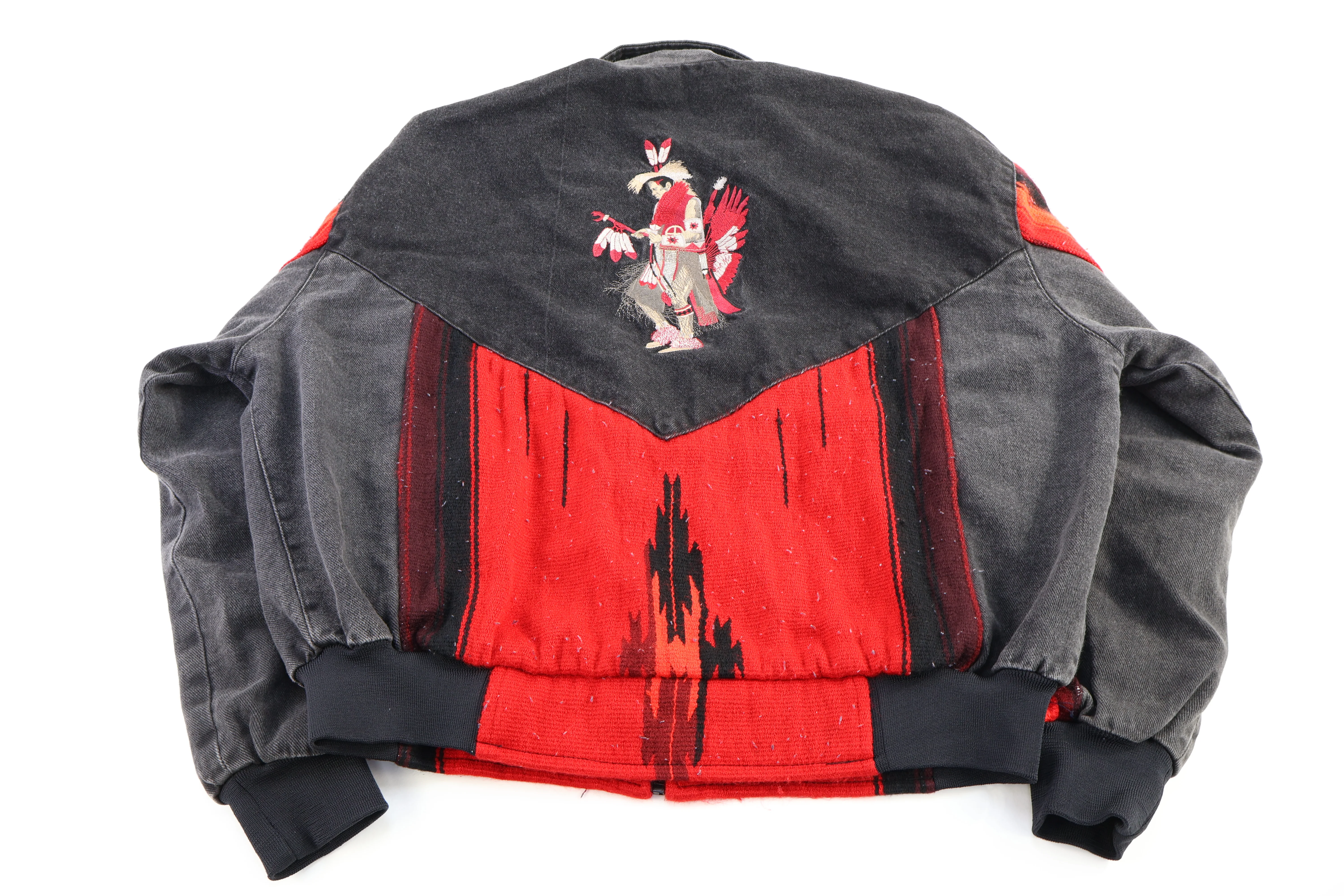 Vintage Buffalo Nickel Full Zip Aztec Pattern Jacket - Image 2