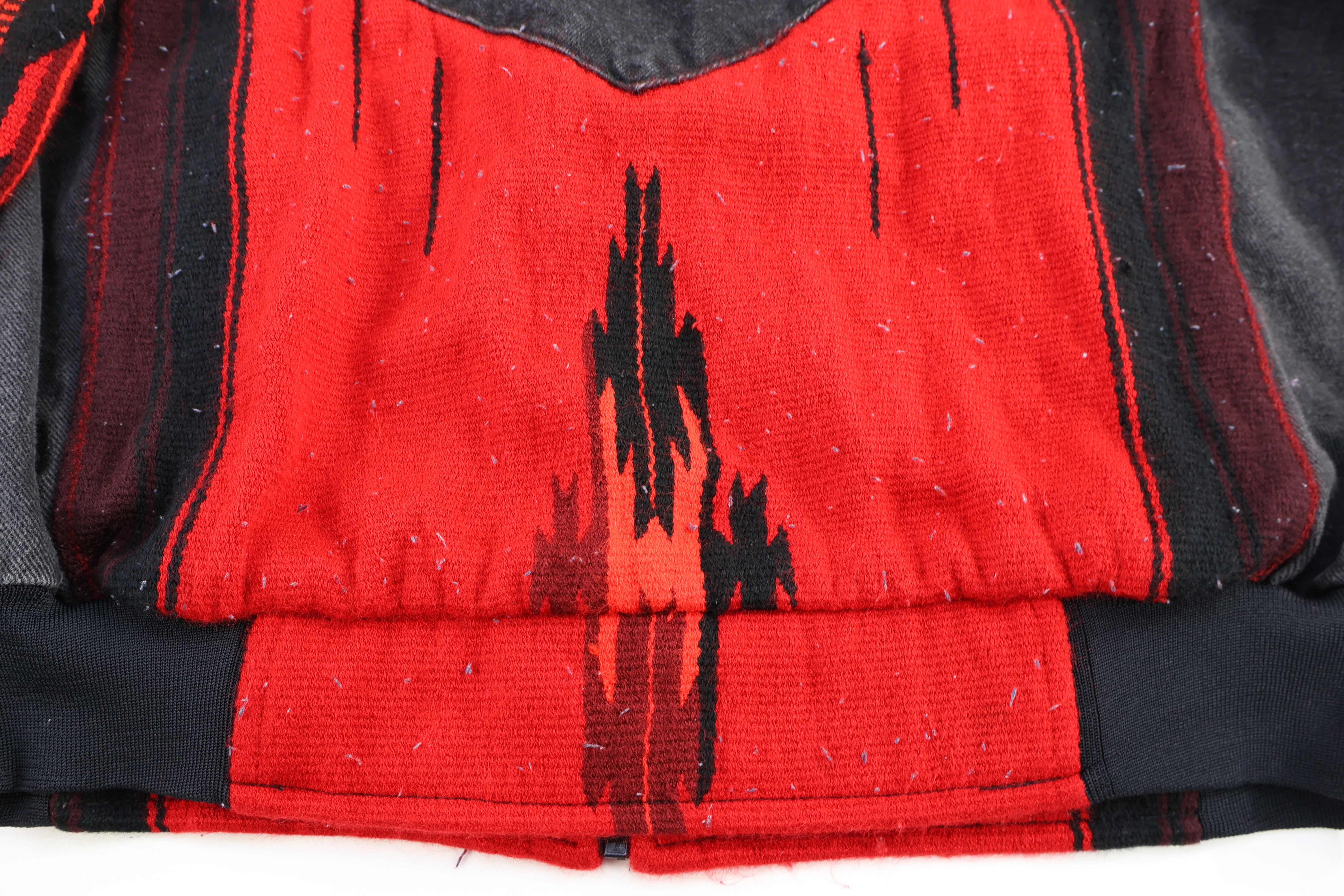 Vintage Buffalo Nickel Full Zip Aztec Pattern Jacket - Image 3