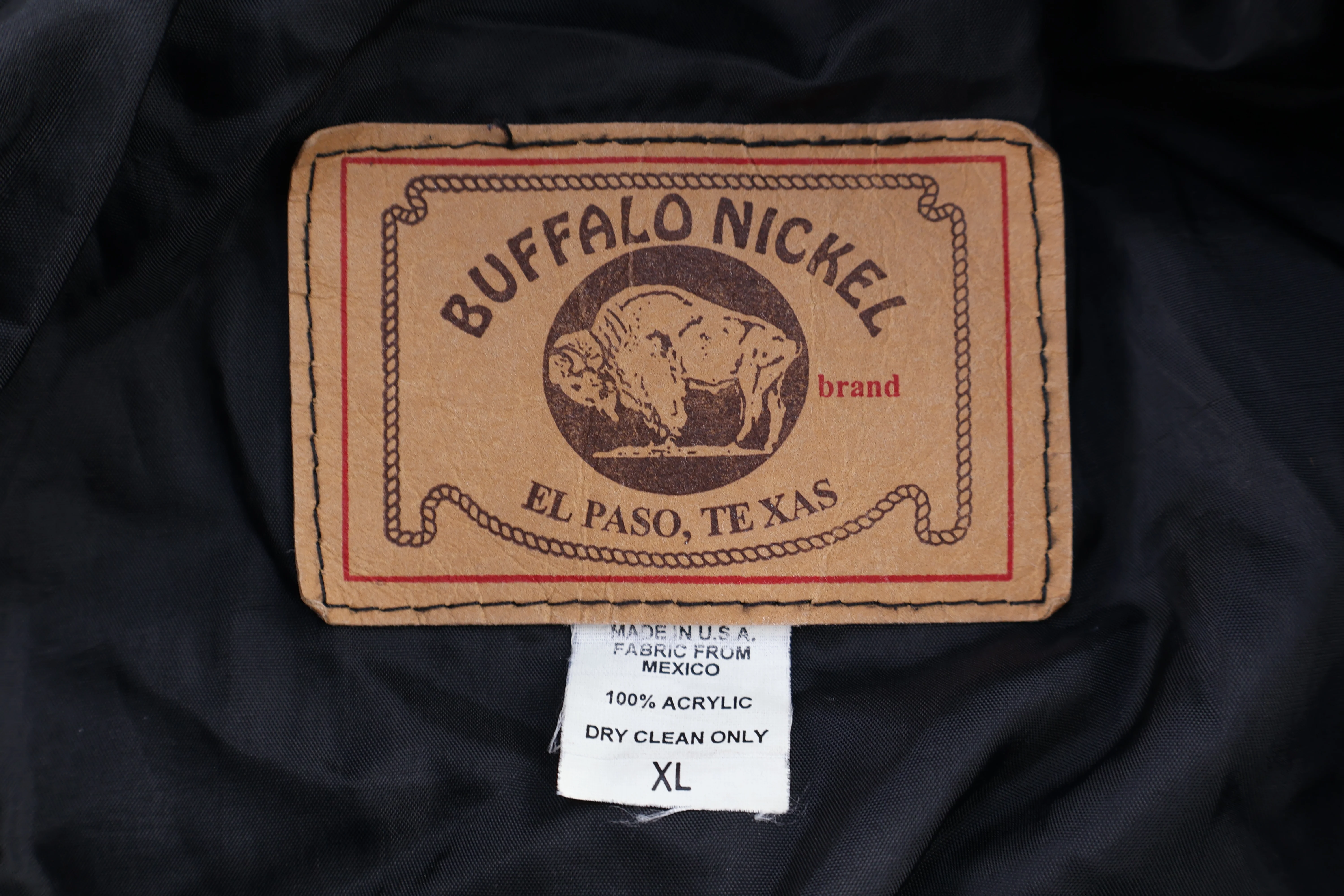 Vintage Buffalo Nickel Full Zip Aztec Pattern Jacket - Image 4