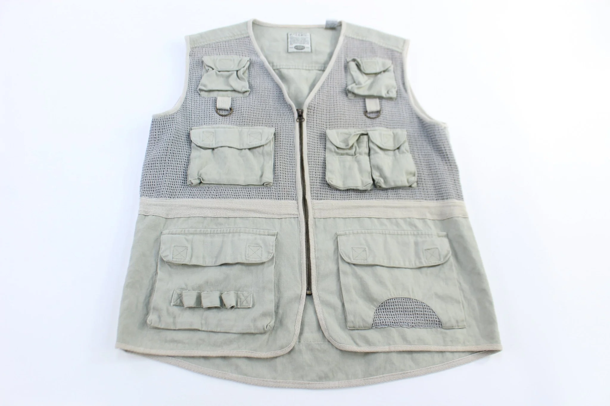 Vintage Bugle Boy Full Zip Utility Vest
