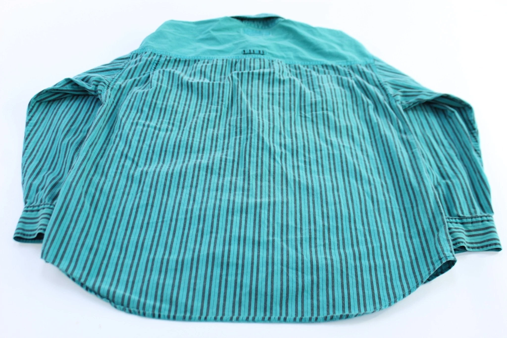 Vintage Bugle Boy Striped LS Button Up Shirt - Image 2