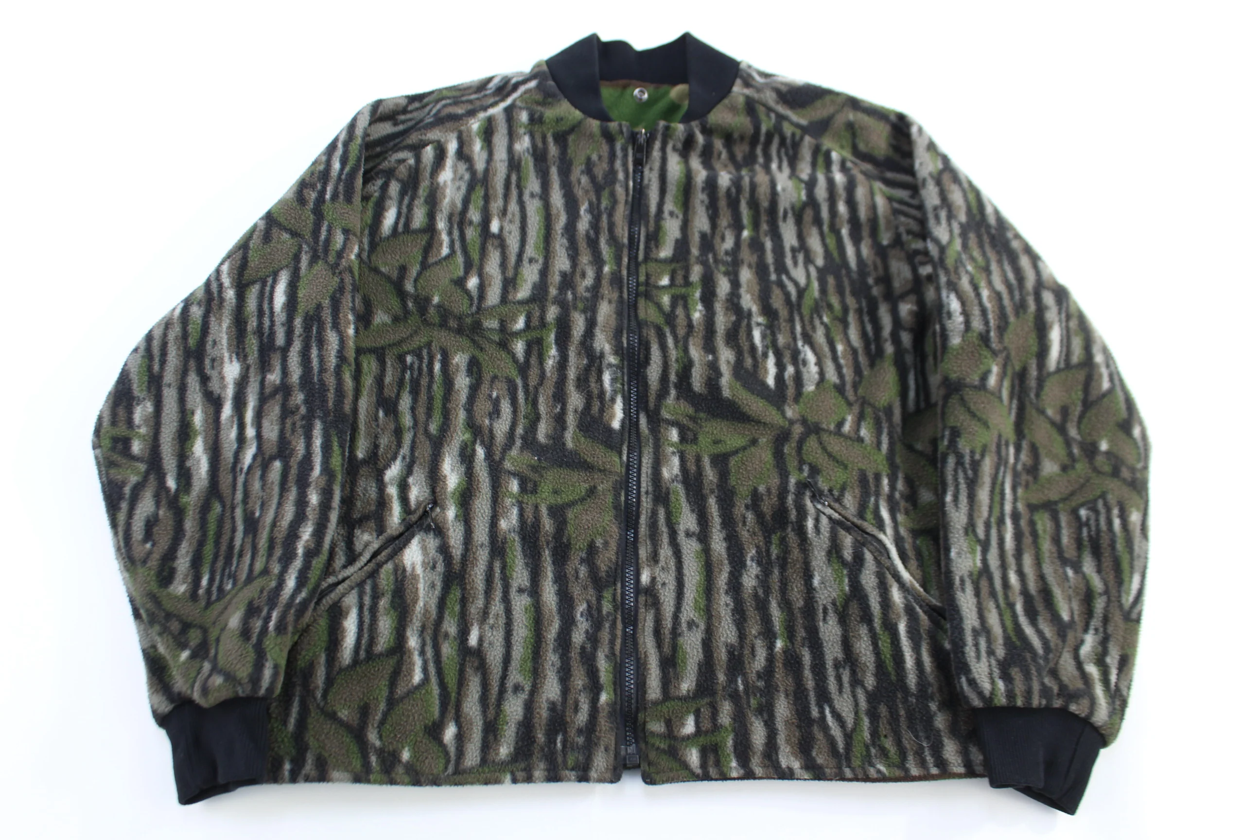 Vintage Cabela's White Tail Reversible Camo Jacket