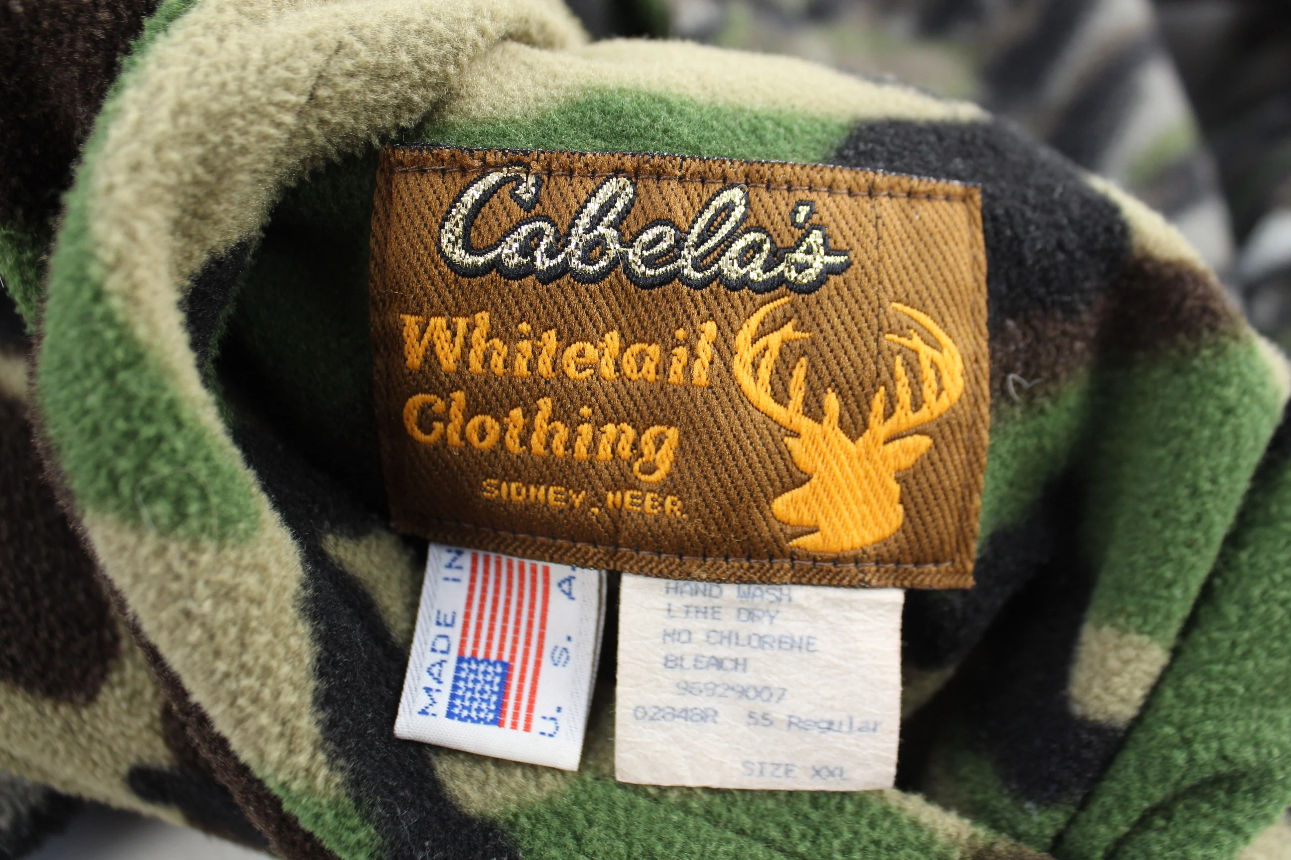 Vintage Cabela's White Tail Reversible Camo Jacket - Image 5