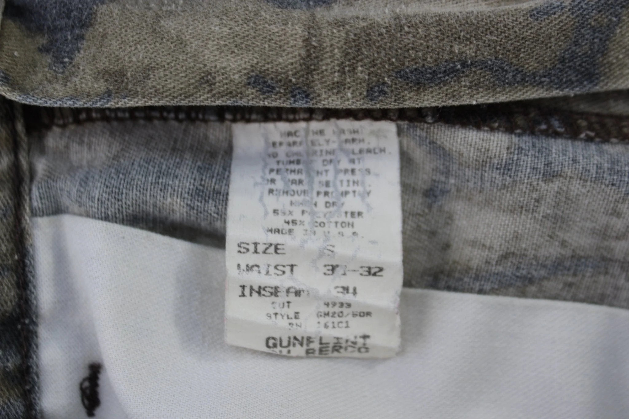 Vintage Camo Cargo Pants - Image 3