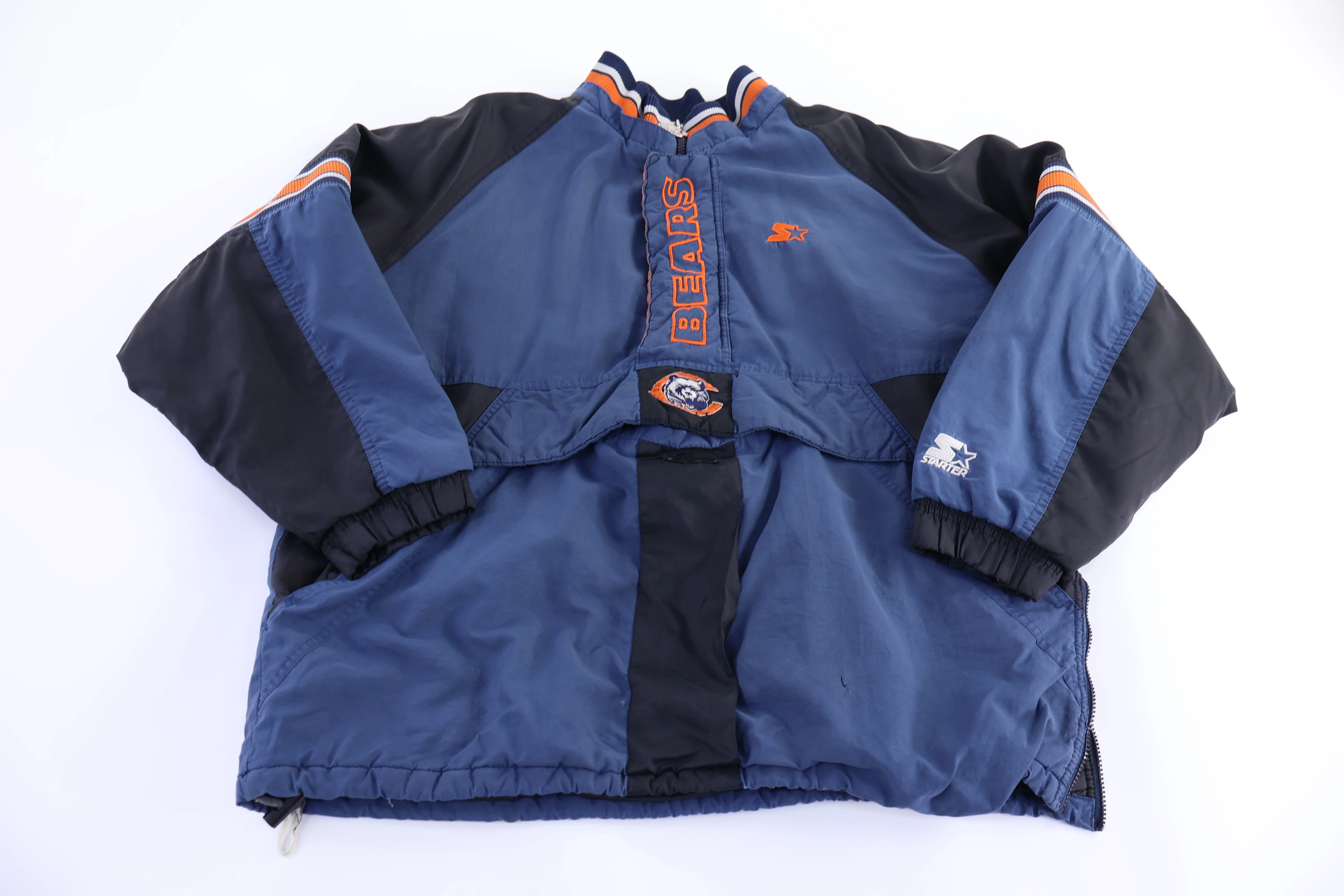 Vintage Chicago Bears Football Half Zip Jacket