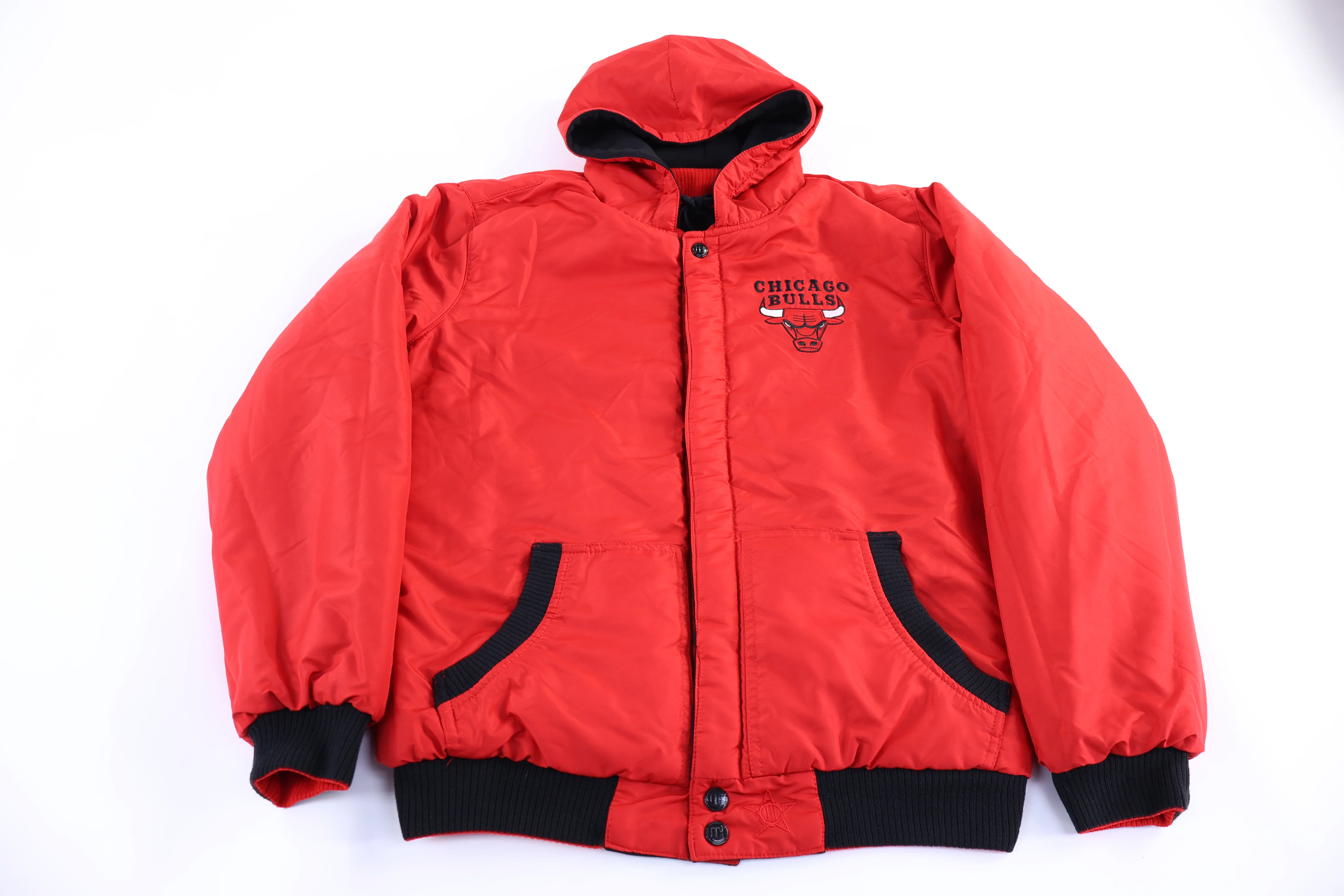 Vintage Chicago Bulls Basketball Reversible Jacket - Image 4