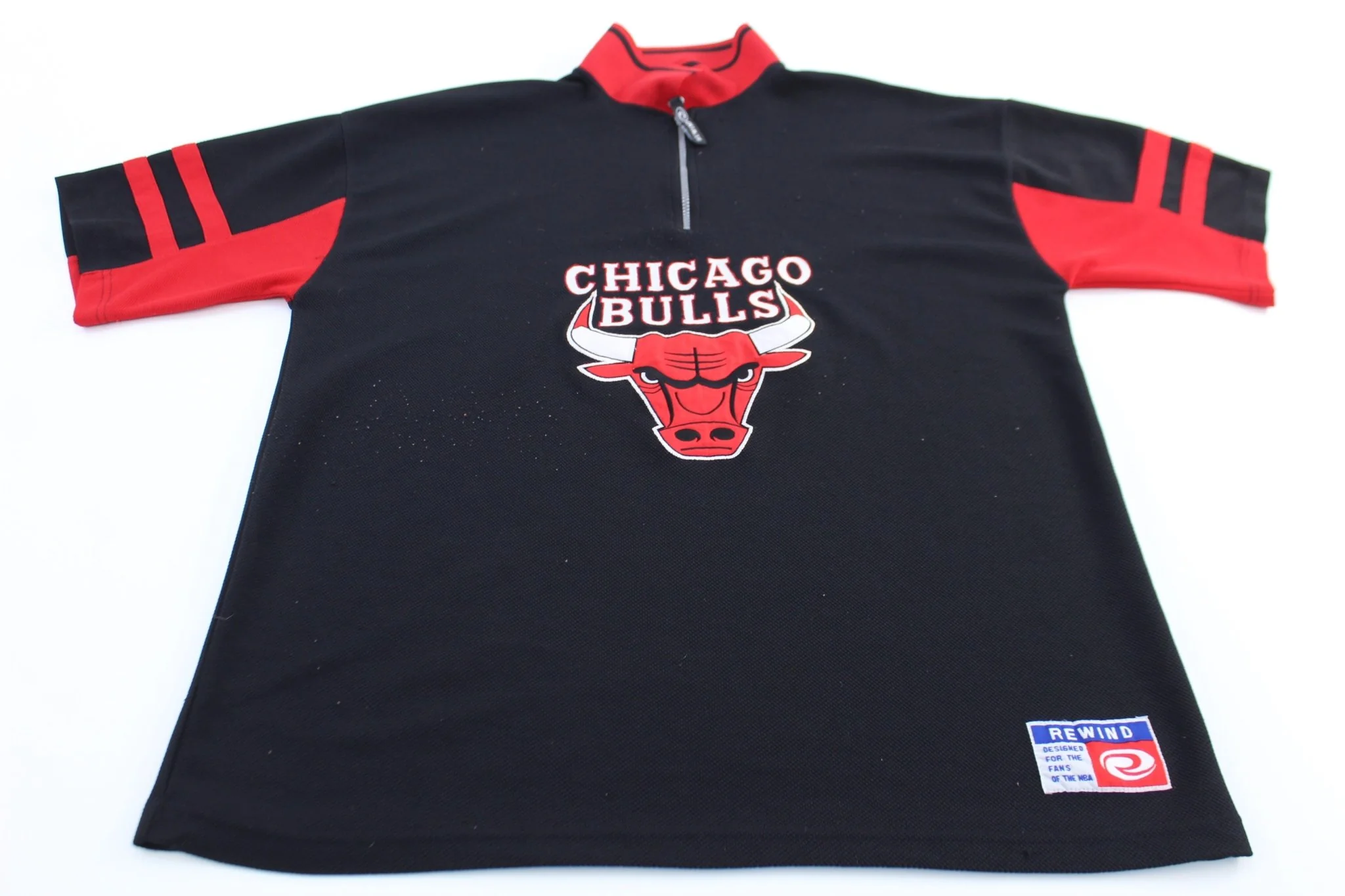 Vintage Chicago Bulls Embroidered Basketball Jersey