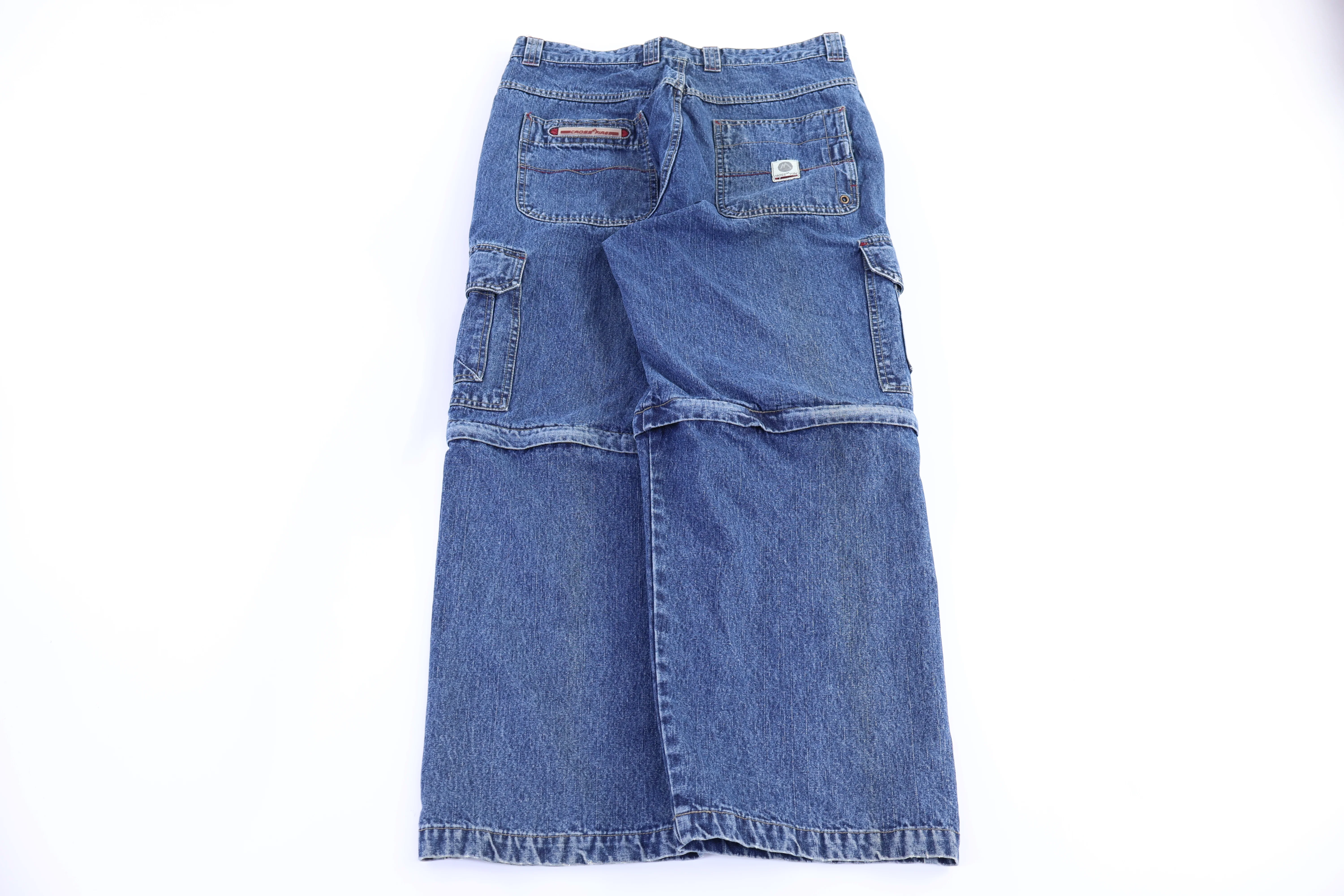 Vintage Crossfire 2 In 1 Baggy Denim Jeans - Image 2