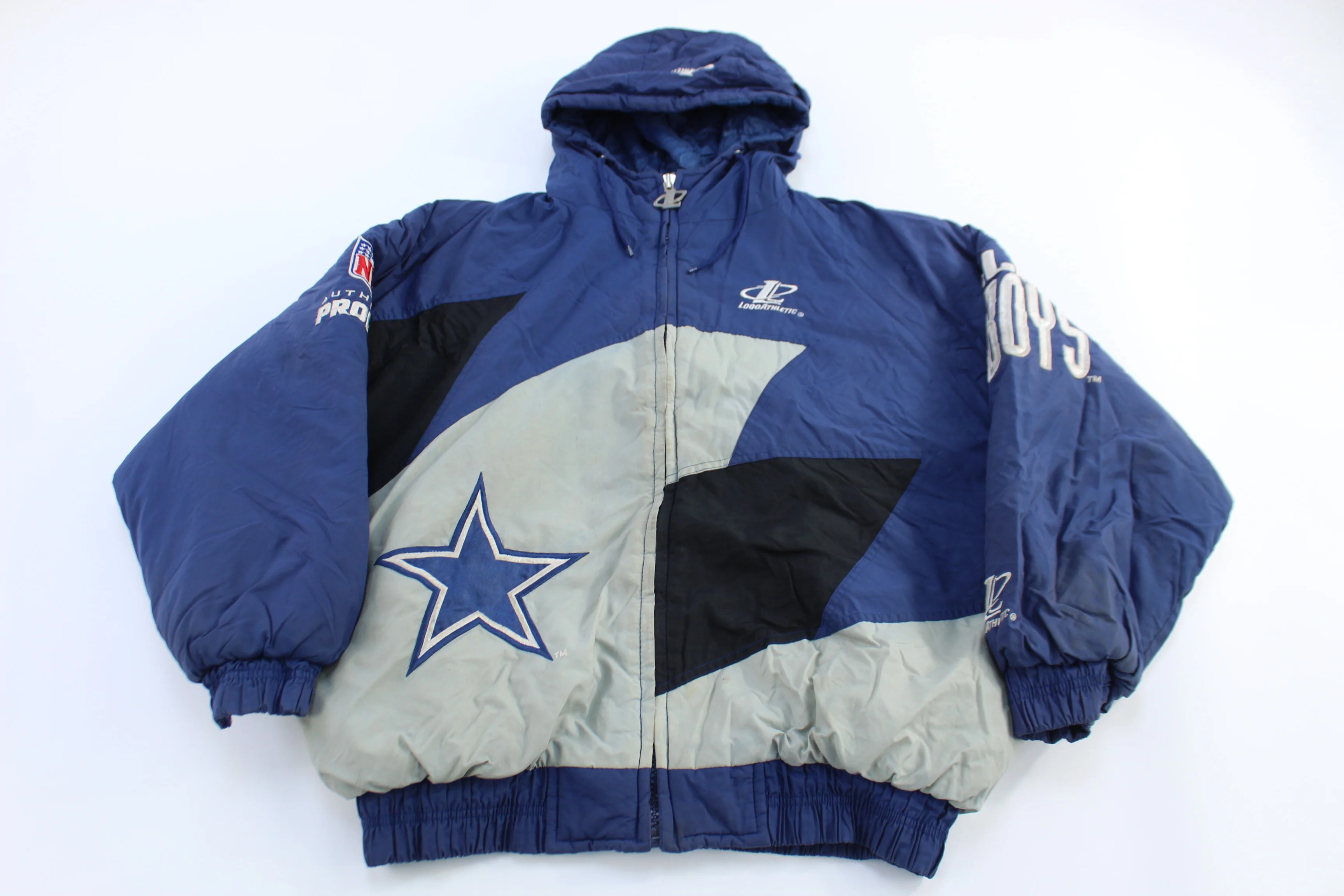 Vintage Dallas Cowboys Football Full Zip Puffer Jacket