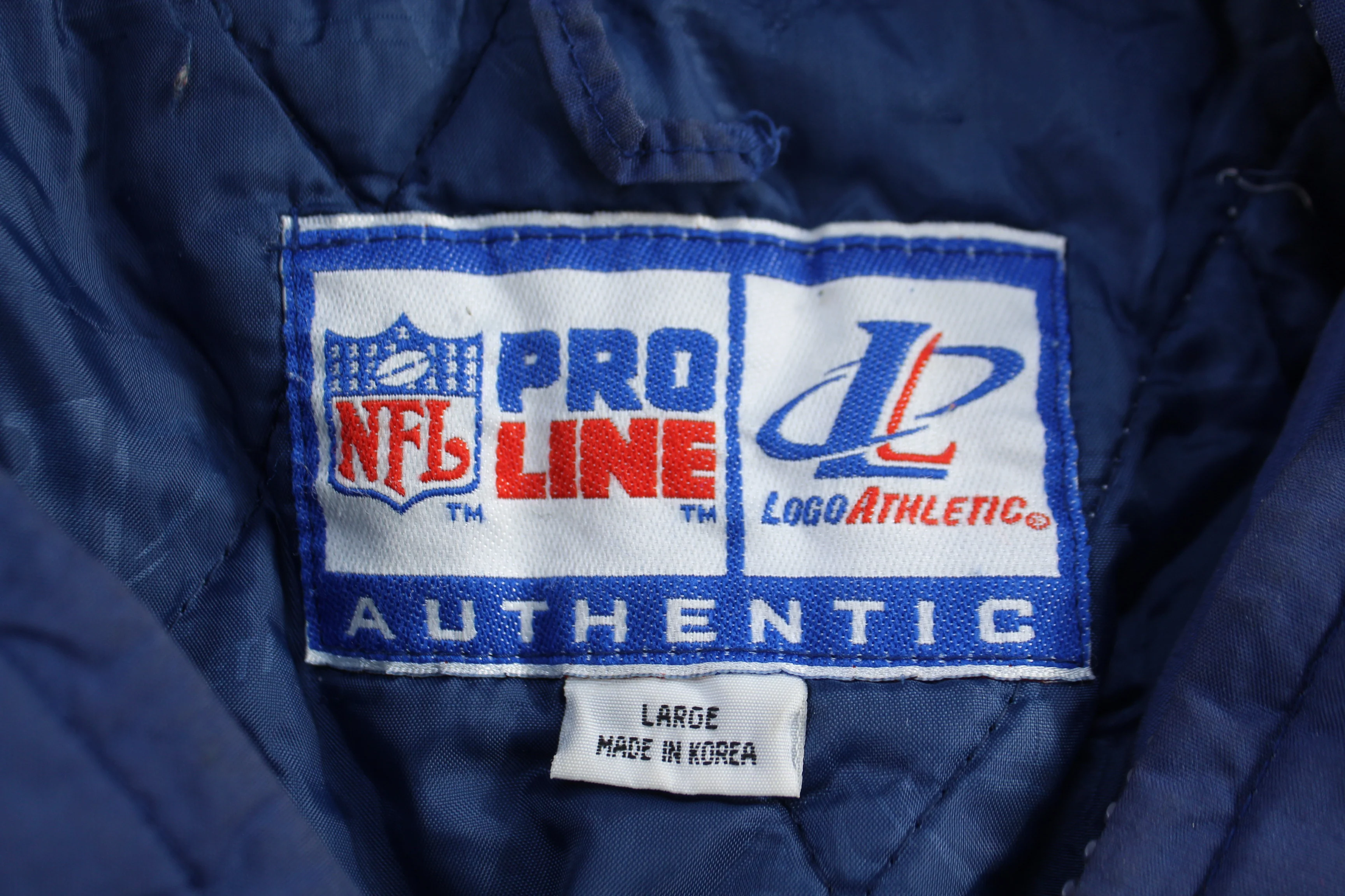 Vintage Dallas Cowboys Football Full Zip Puffer Jacket - Image 4