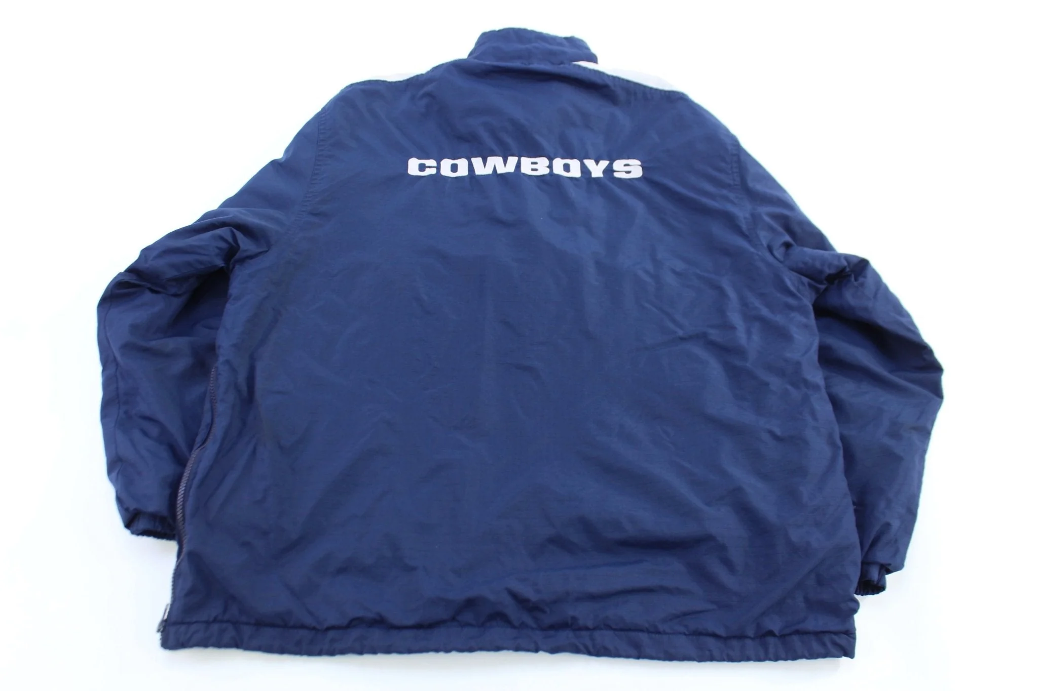 Vintage Dallas Cowboys Football Quarter Zip Jacket - Image 2