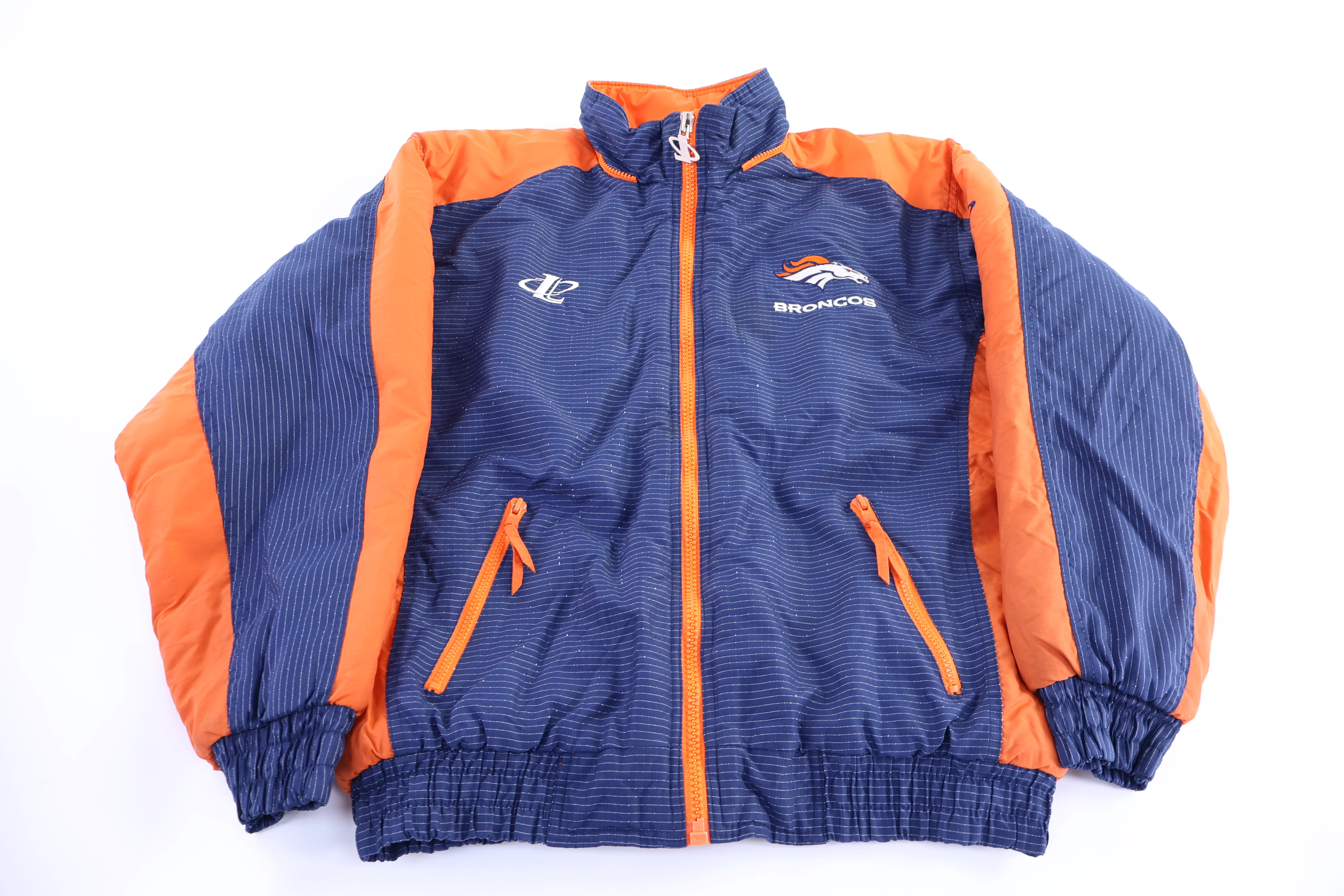 Vintage Denver Broncos Football Full Zip Jacket