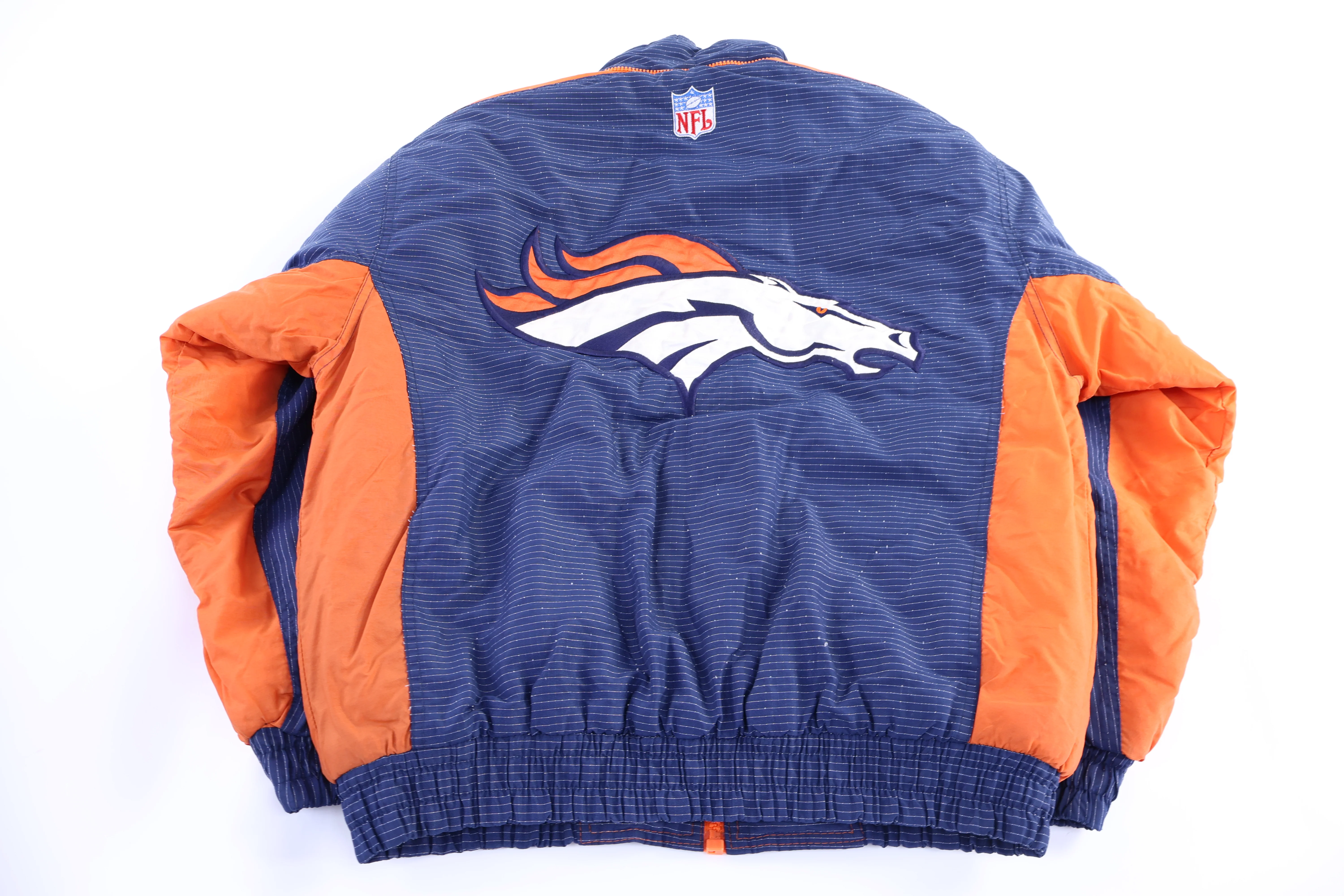 Vintage Denver Broncos Football Full Zip Jacket - Image 2