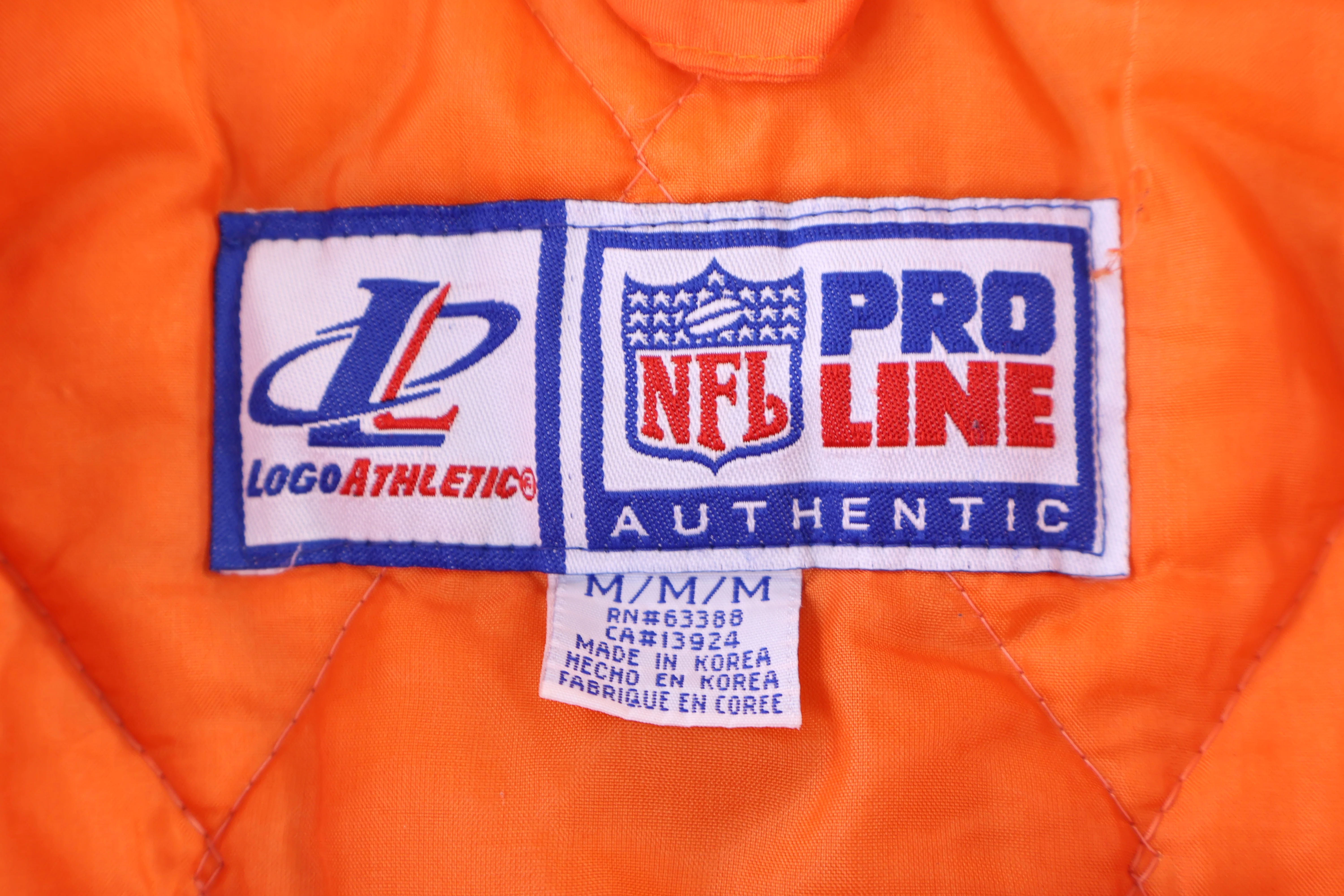 Vintage Denver Broncos Football Full Zip Jacket - Image 3