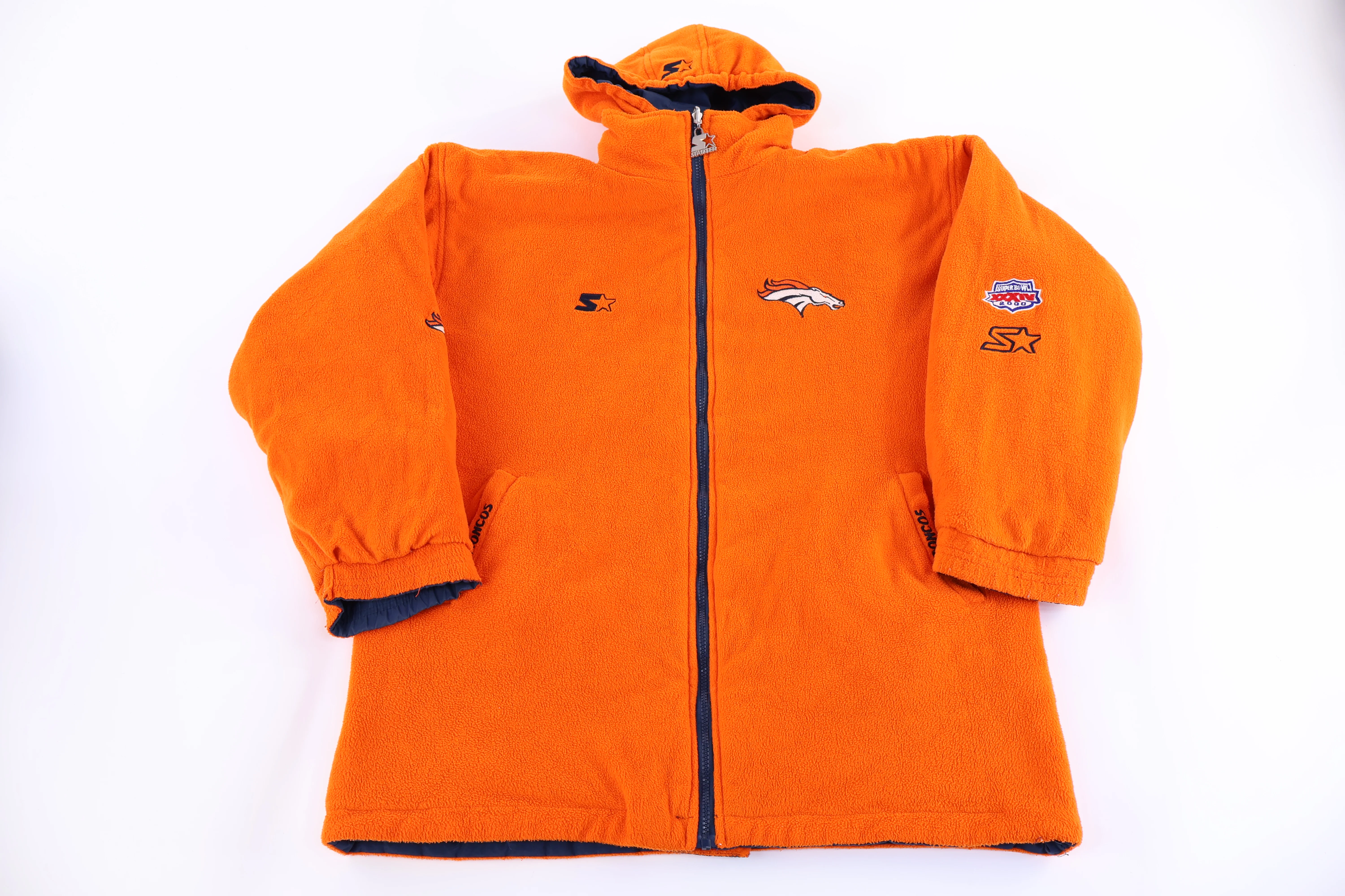Vintage Denver Broncos Football Full Zip Jacket