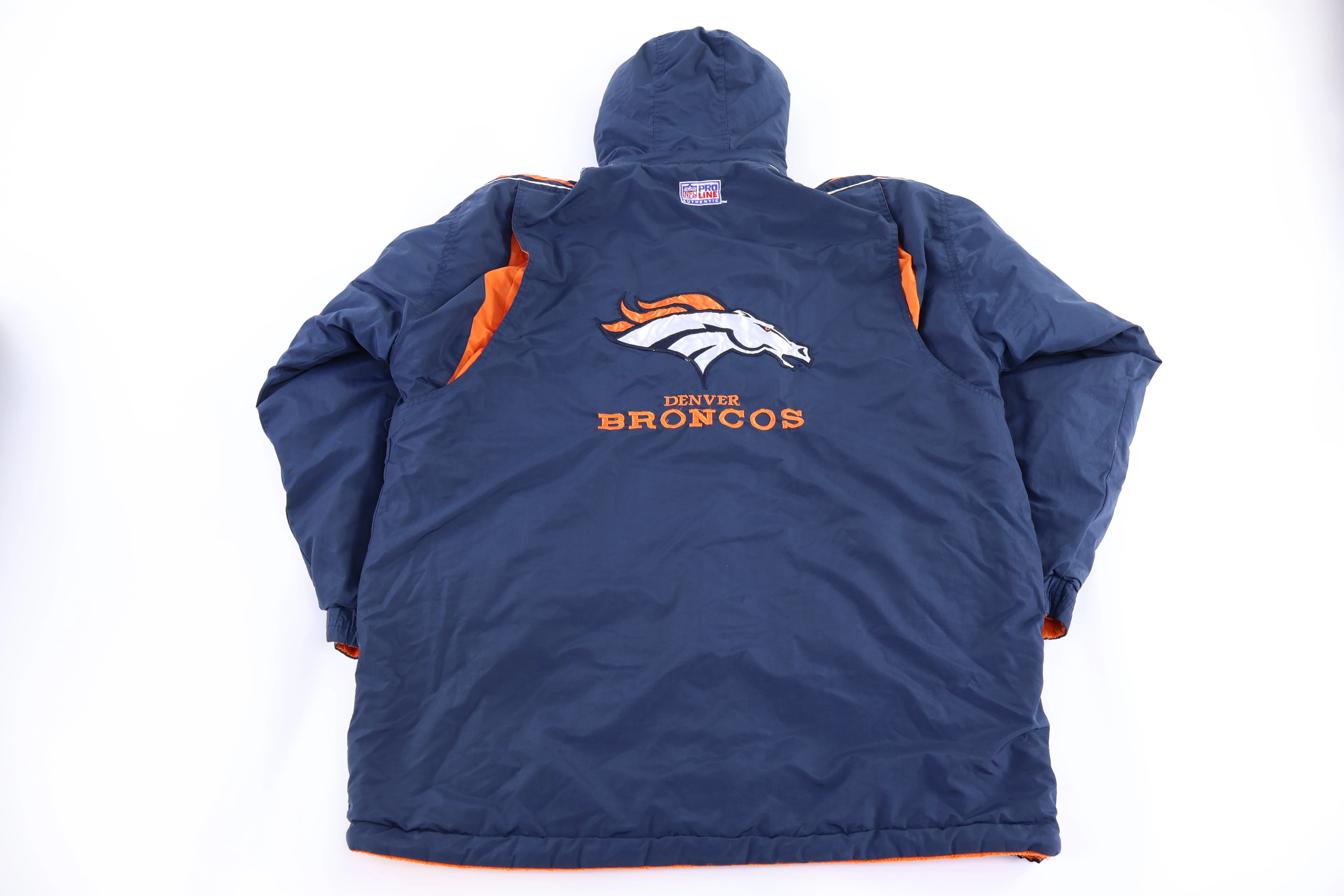 Vintage Denver Broncos Football Full Zip Jacket - Image 4