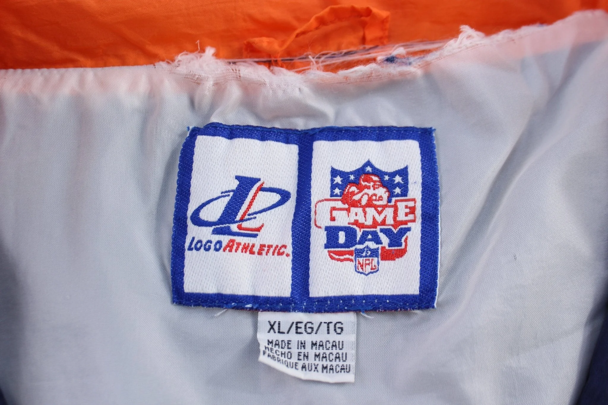 Vintage Denver Broncos Football Full Zip Windbreaker - Image 3