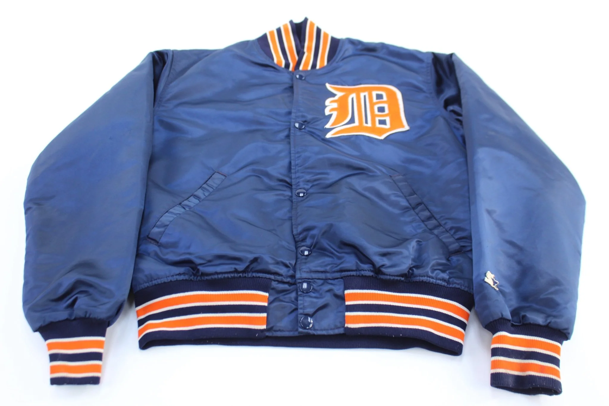 Vintage Detroit Tigers Baseball Embroidered Starter Jacket