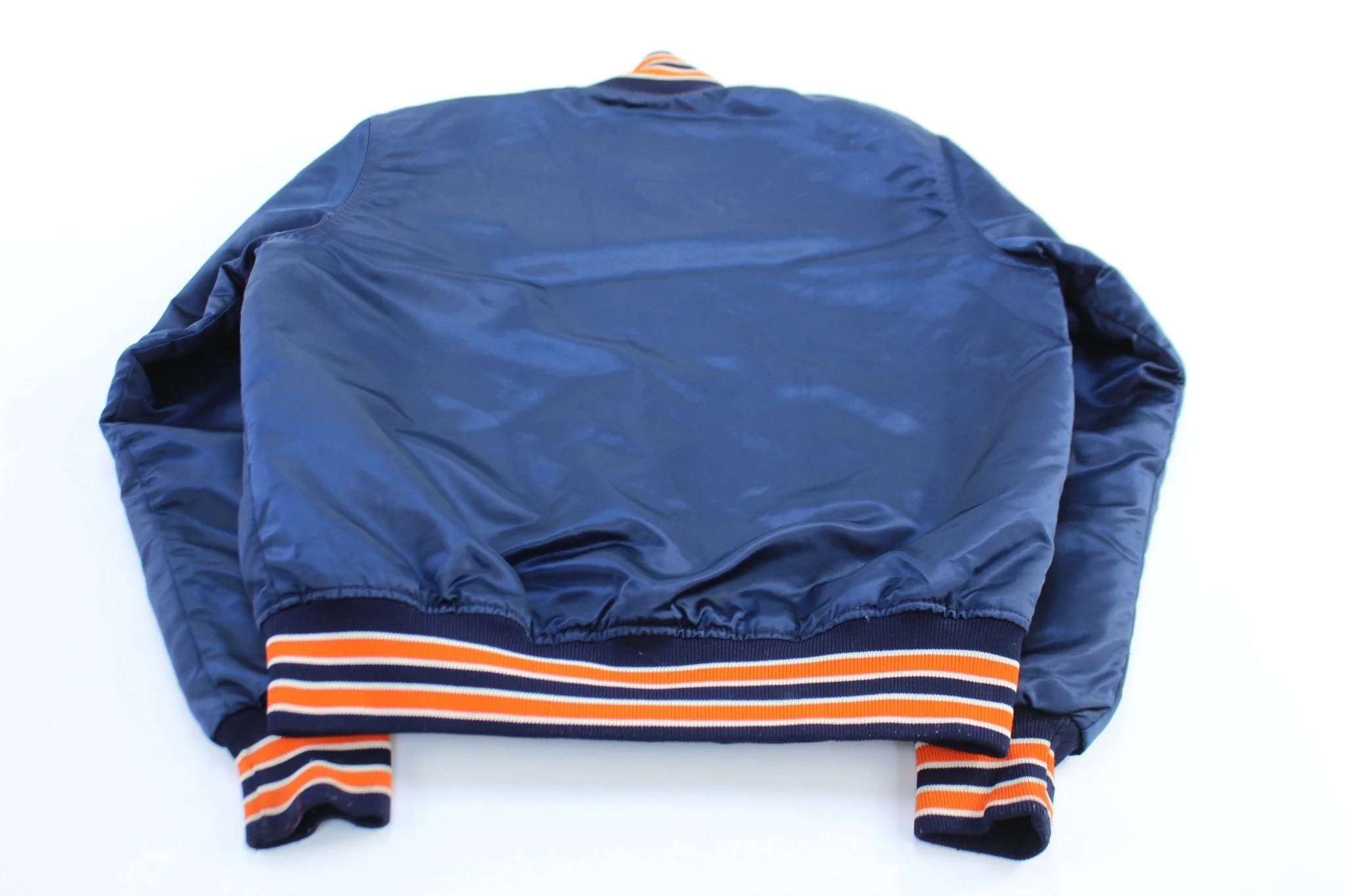 Vintage Detroit Tigers Baseball Embroidered Starter Jacket - Image 2