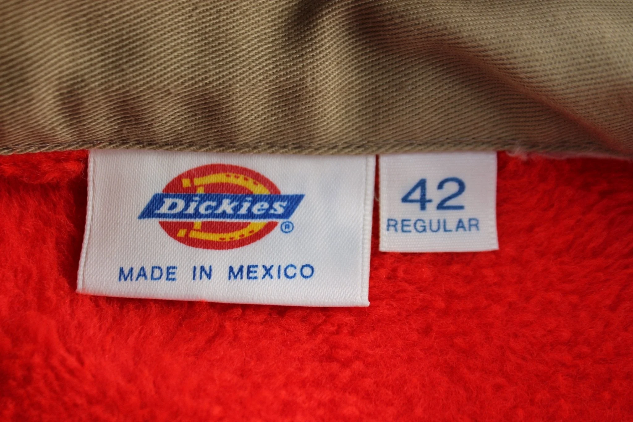 Vintage Dickies Tan Lined Full Zip Jacket - Image 3