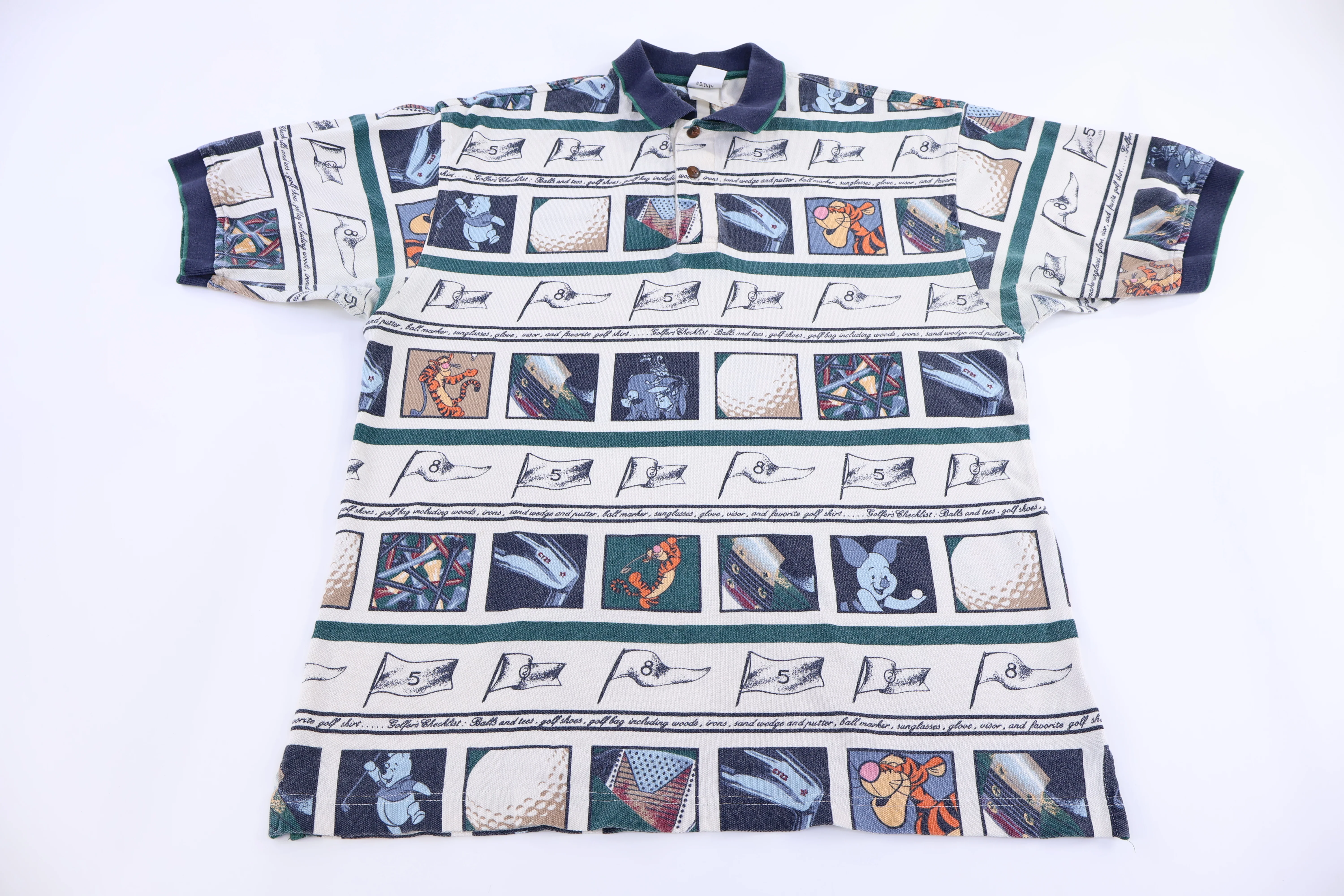 Vintage Disney Polo Button Up