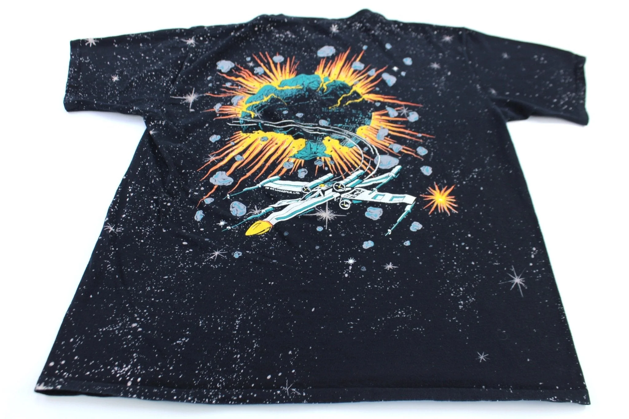 Vintage Disney Star Wars All Over Print T-Shirt - Image 2