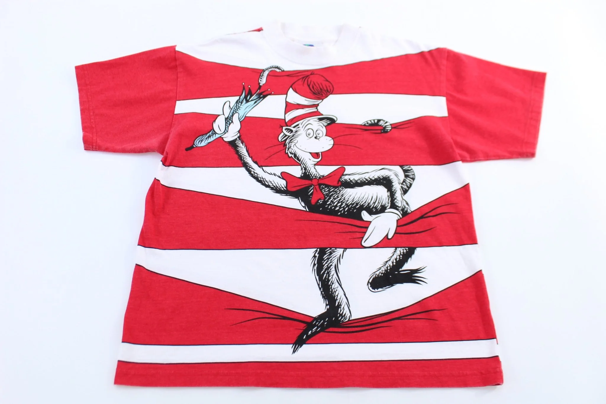 Vintage Dr. Seuss The Cat In The Hat All Over Graphic T-shirt