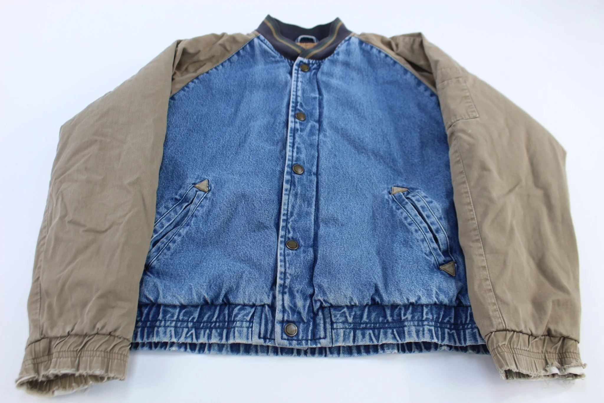Vintage Eagles Ridge Outfitters Denim Varsity Jacket