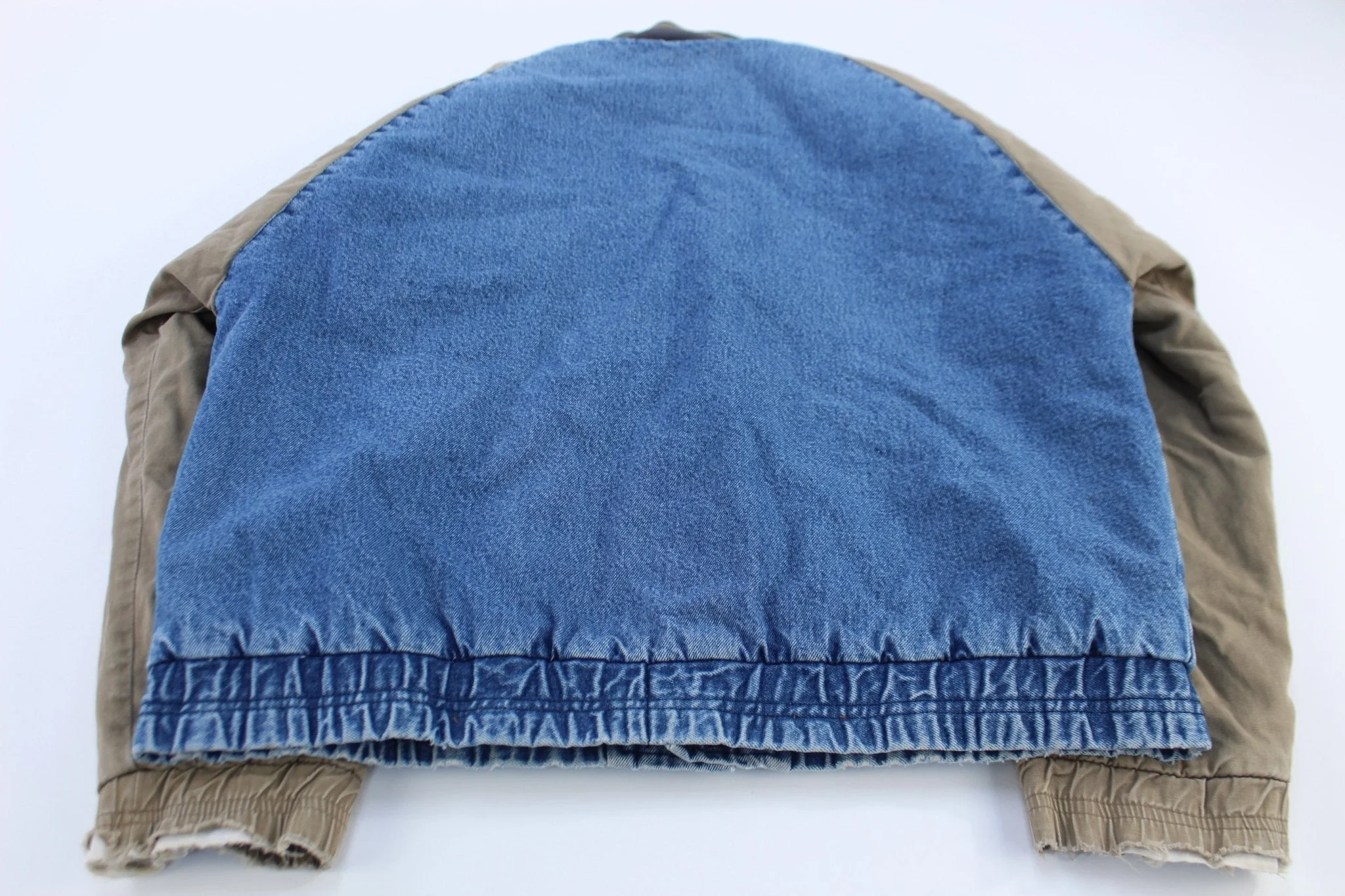 Vintage Eagles Ridge Outfitters Denim Varsity Jacket - Image 2
