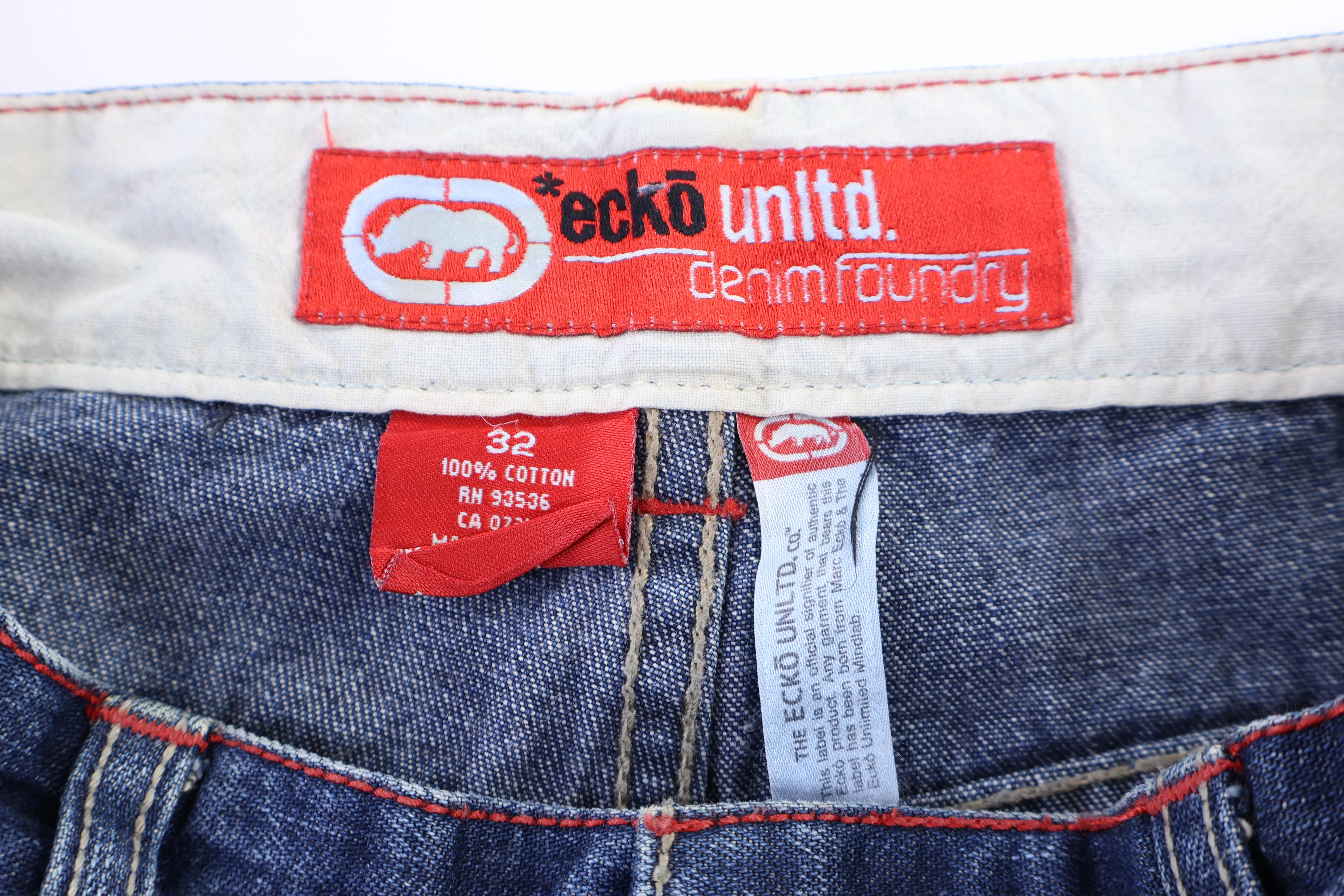 Vintage Ecko Unlt Dark Wash Denim Jeans - Image 4