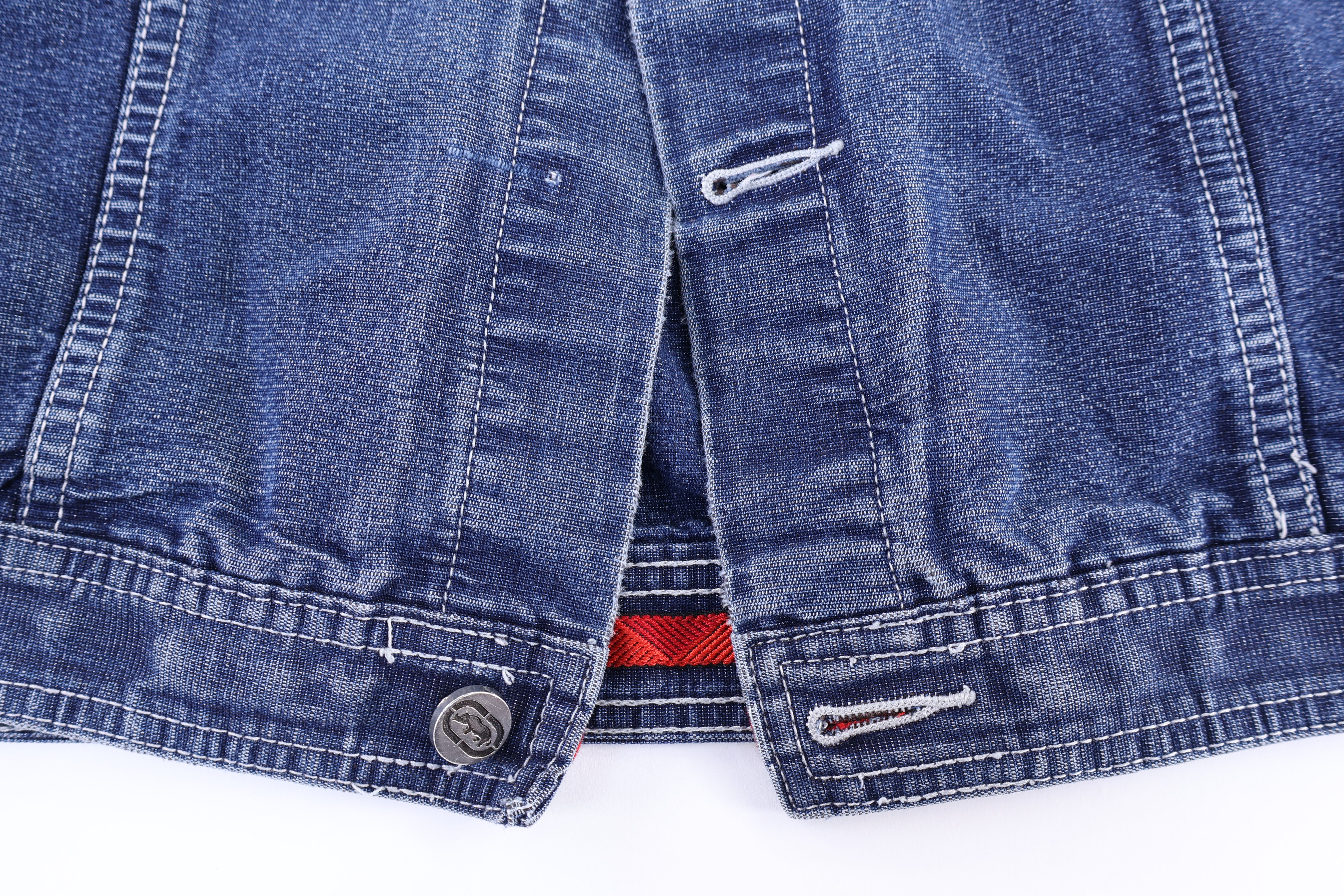 Vintage Ecko Unltd Dark Wash Denim Jacket - Image 3