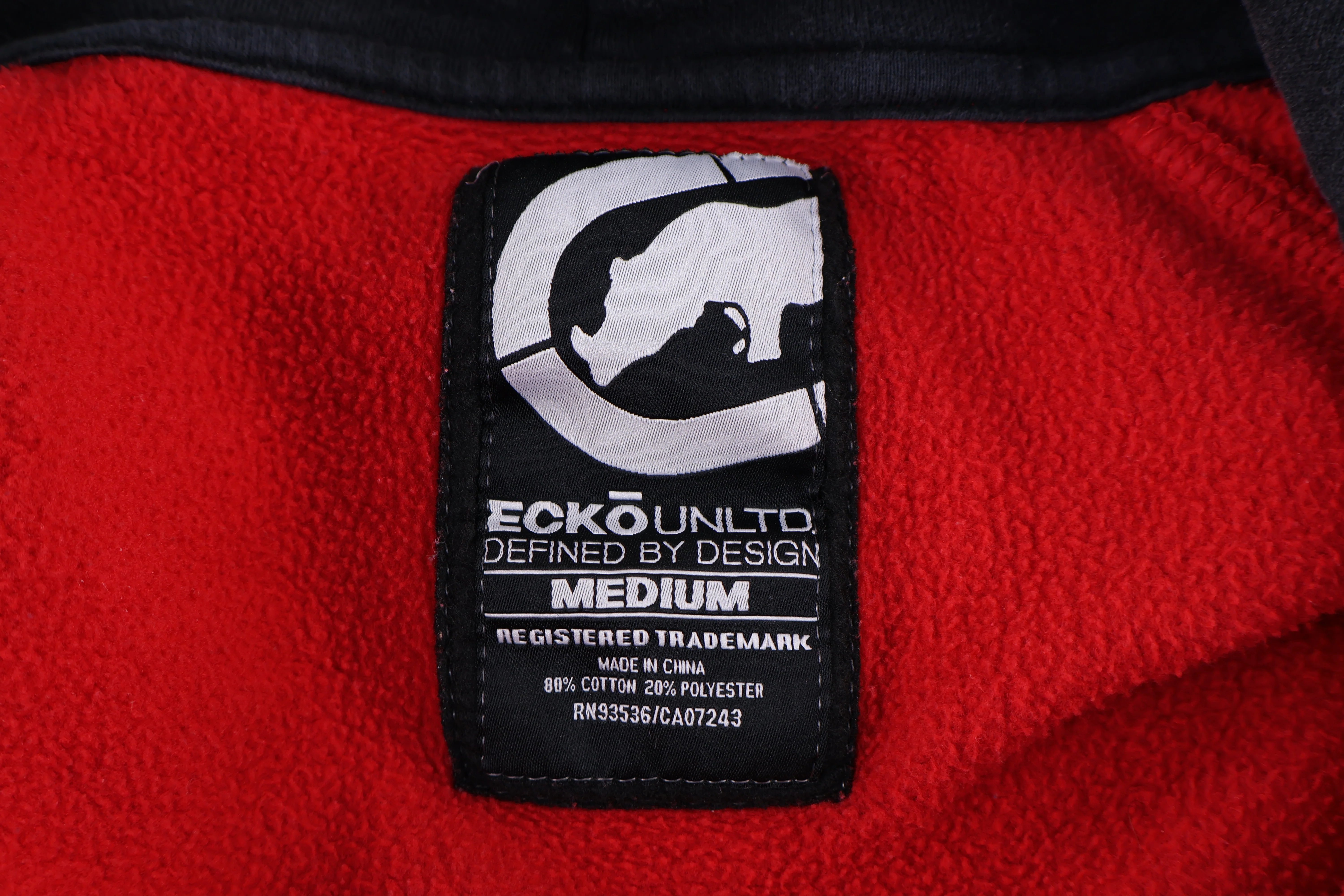 Vintage Ecko Unltd Red Full Zip Jacket - Image 3
