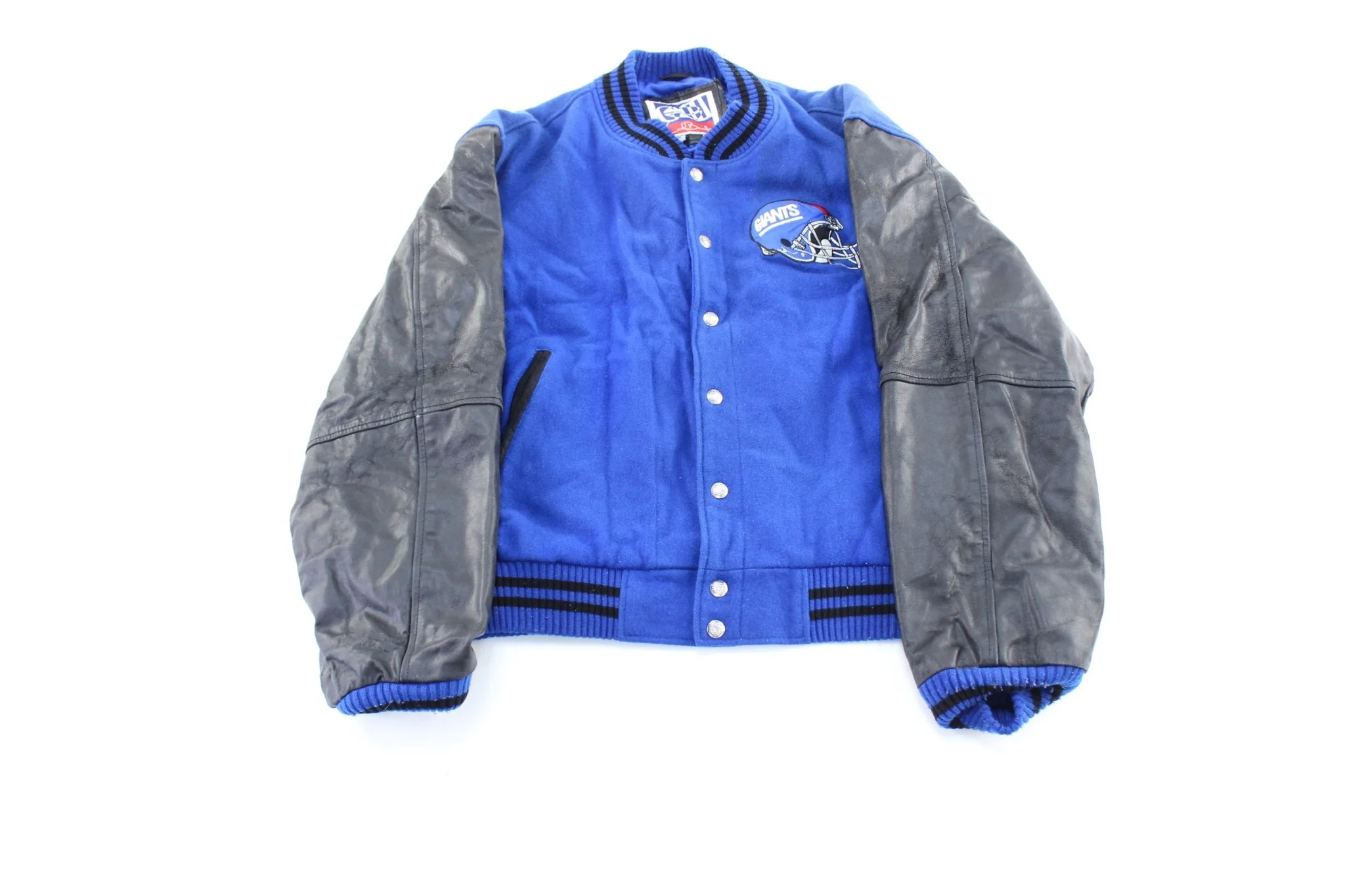 Vintage G-III & Carl Banks Embroidered New York Giants Varsity Jacket